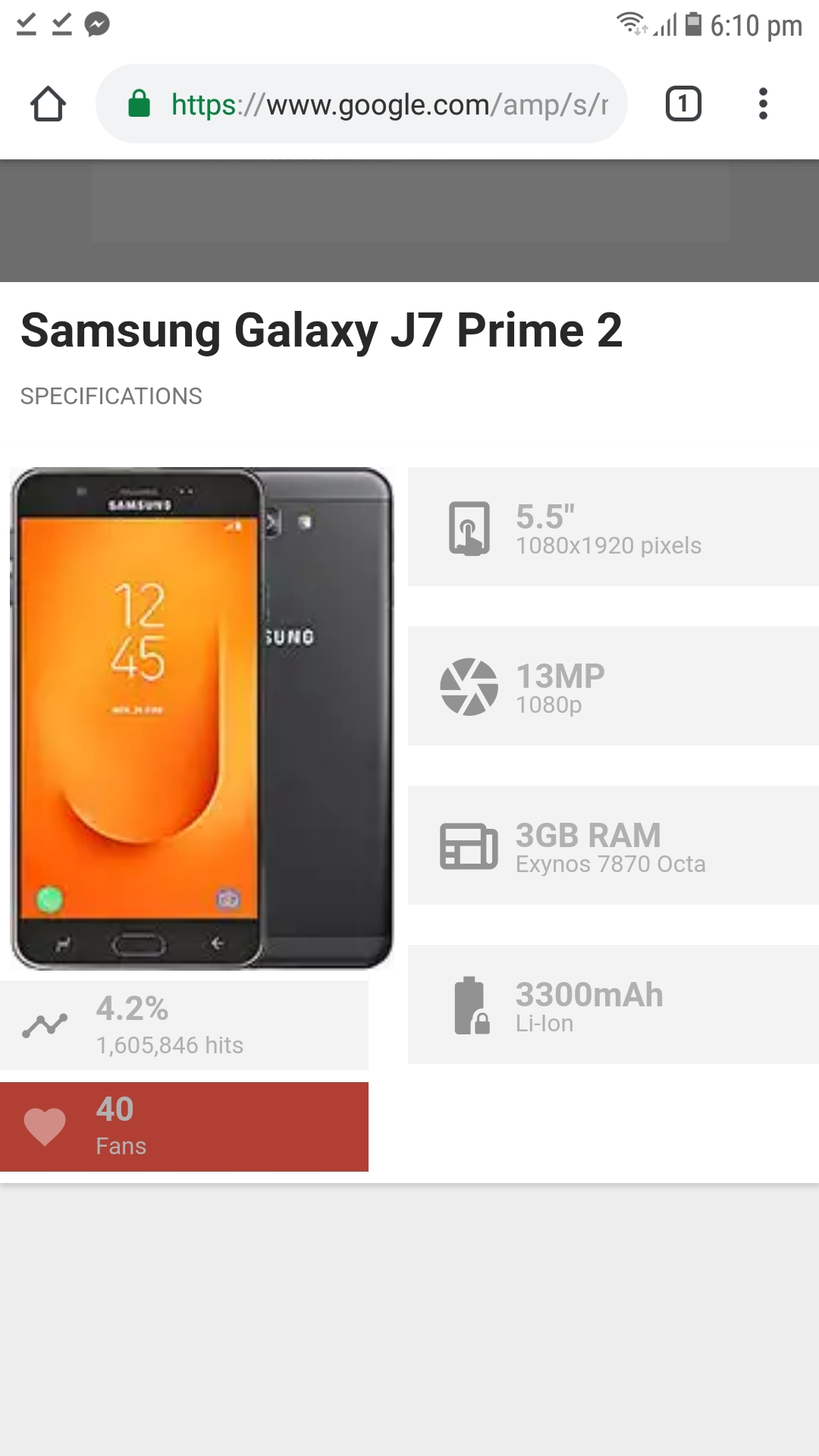 J7 prime 2  2018 32GB  3 ram  black                                            


	 				لا تنسَ أنك شاهدت هذا الإعلان في عنكبوت            
	 				
                                سامسونج جي سفن بر...