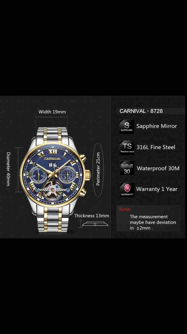 ساعات رجاليه اصليه ماركة كارنيفال بسعر مميز 450 ريال Carnival
لا تنسَ أنك شاهدت هذا الإعلان في عنكبوت...