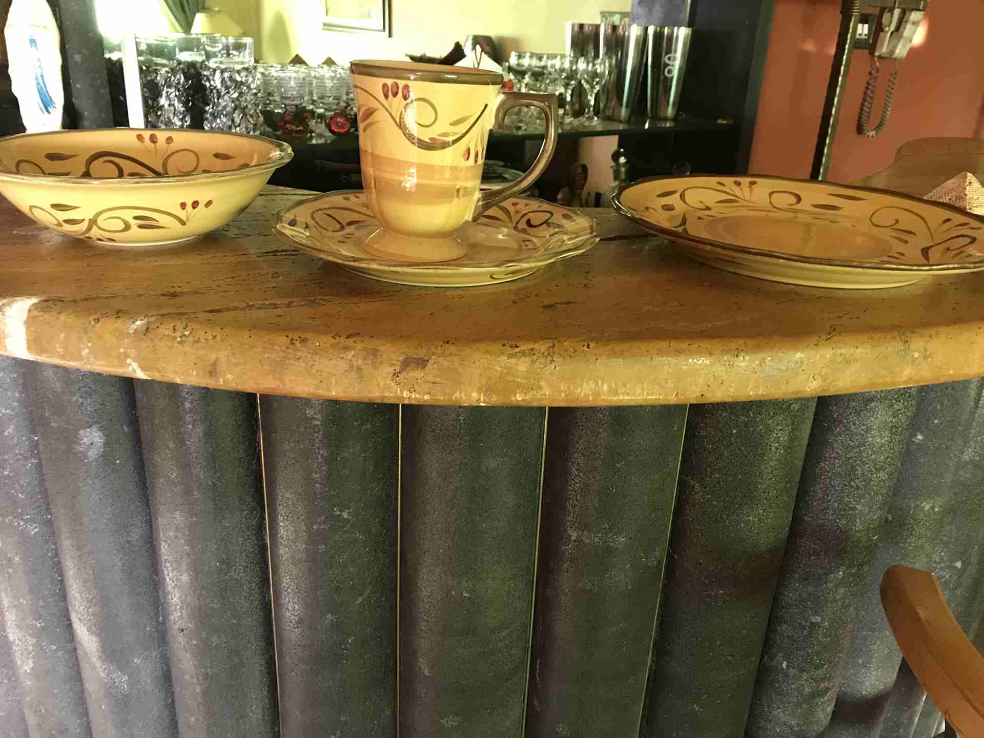 طقم صحون كامل
لا تنسَ أنك شاهدت هذا الإعلان في عنكبوت
طقم صحون اصفر فخار
12 غميق (كبير)
12 كبير...