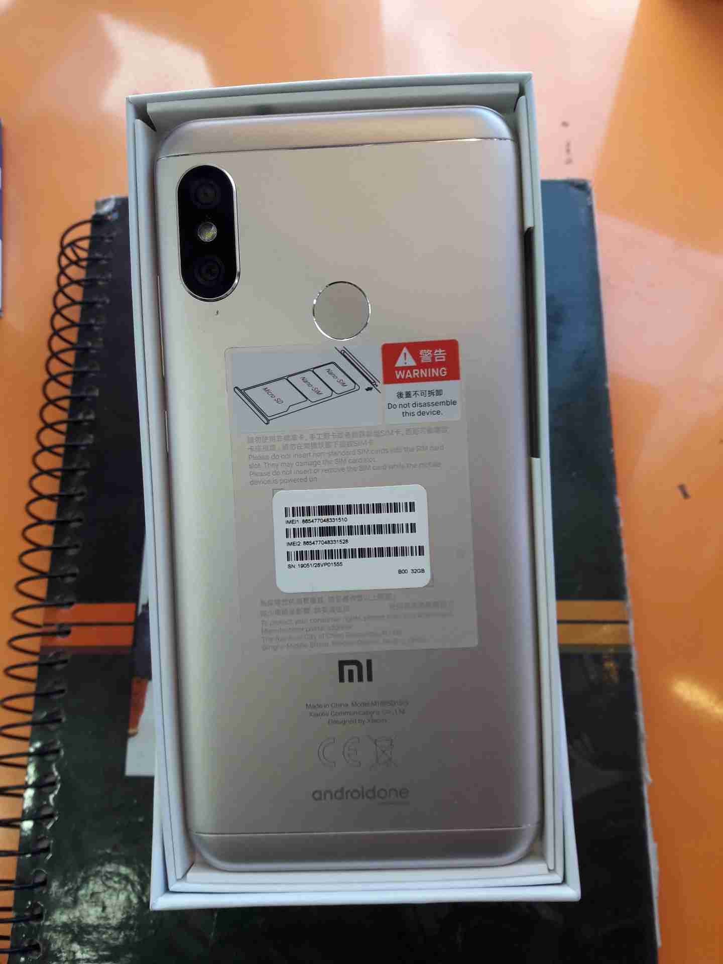 جهاز mi A2 lite                                            


	 				لا تنسَ أنك شاهدت هذا الإعلان في عنكبوت            
	 				
                                mi جديد
32 جيجا 3 رام 3 كاميرات بصمه...