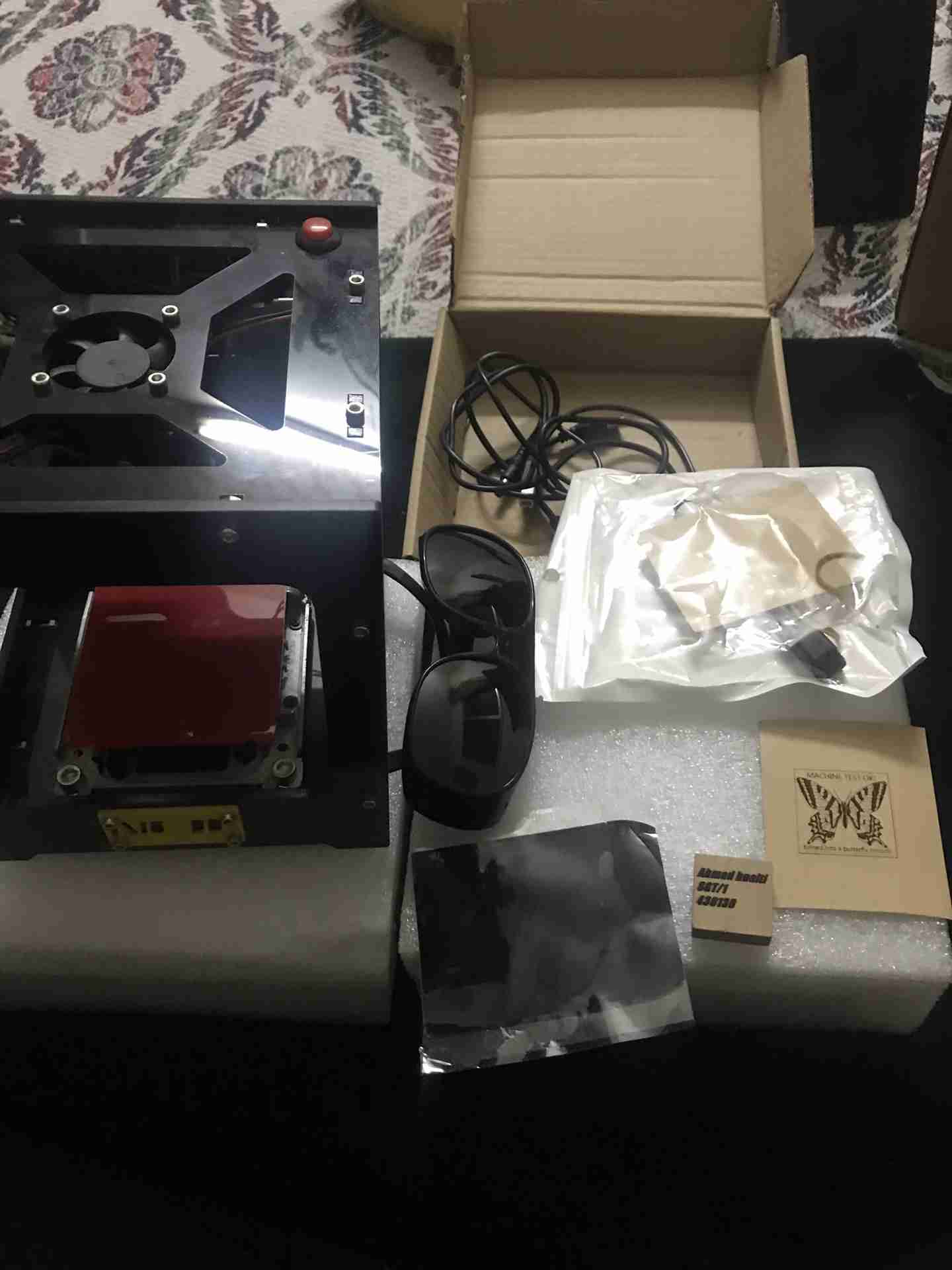 ماكنه حفر ورسم ليزر neje mini laser engraving machine
لا تنسَ أنك شاهدت هذا الإعلان في عنكبوت...