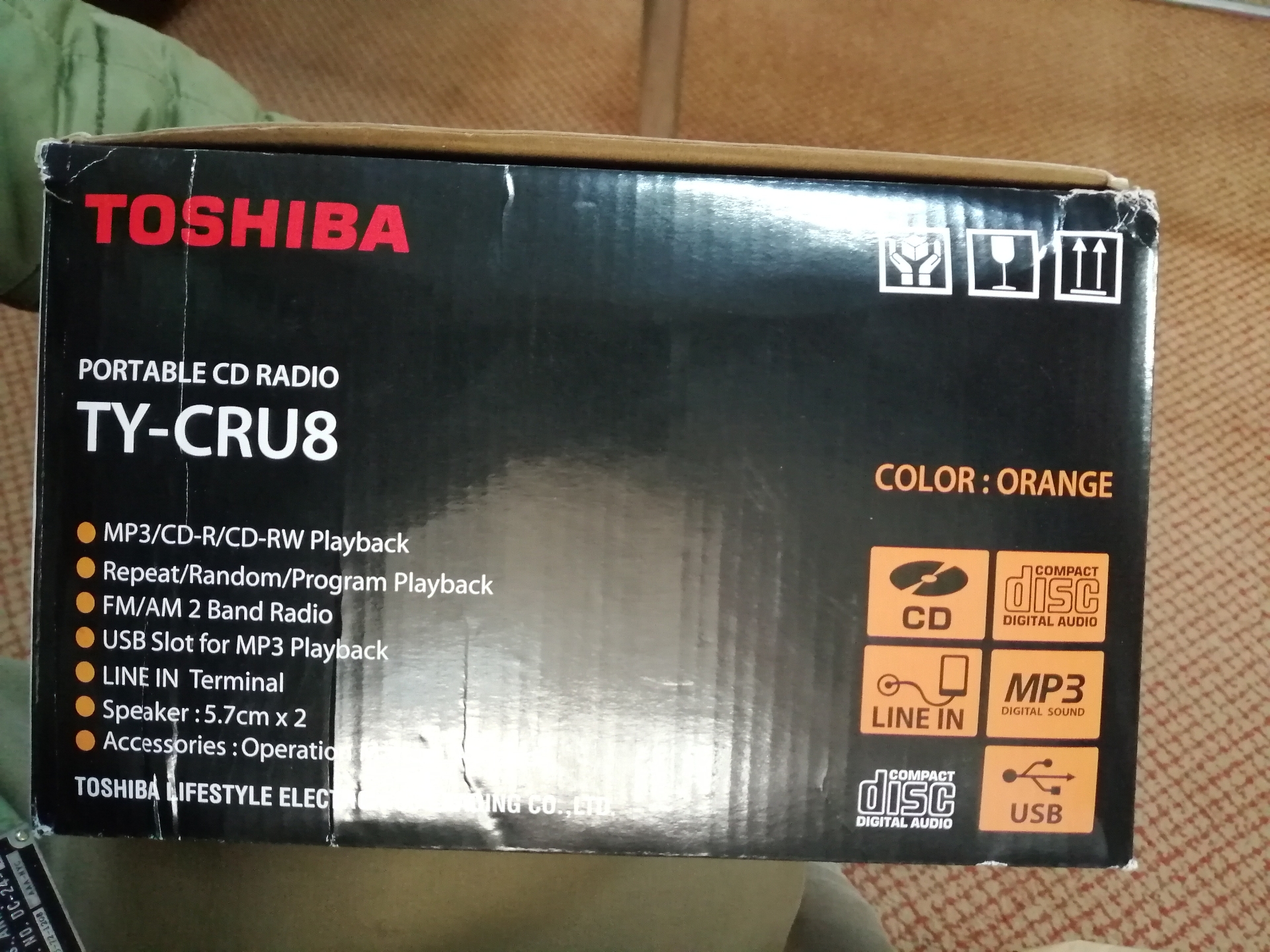 مسجل توشيبا toshipa الاصلي usb و cd
لا تنسَ أنك شاهدت هذا الإعلان في عنكبوت
مسجل توشيبا الاصل...