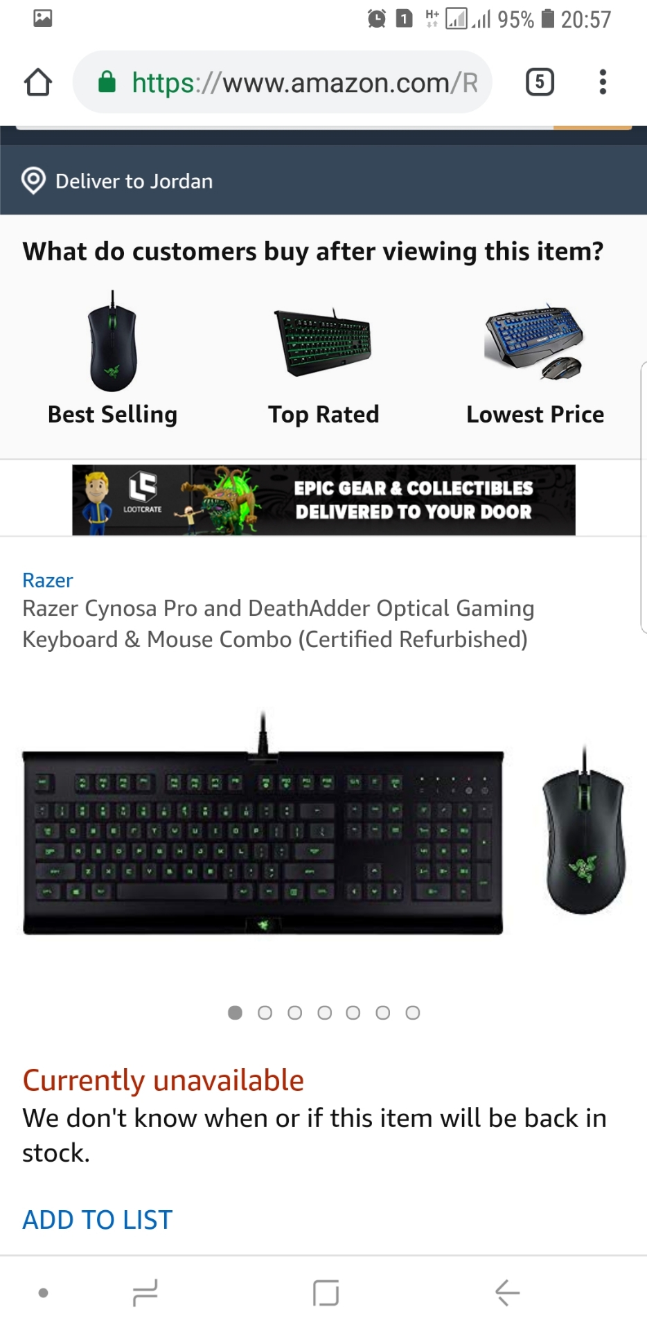 Gaming Mouse & Keyboard & Headset like new
لا تنسَ أنك شاهدت هذا الإعلان في عنكبوت
Hy...