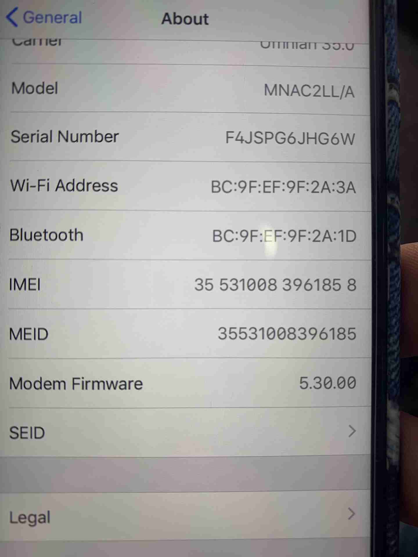 iphone 7 black
لا تنسَ أنك شاهدت هذا الإعلان في عنكبوت
الجهاززز وكالة ولا اي نقرهه
استعمال خفيف ج...