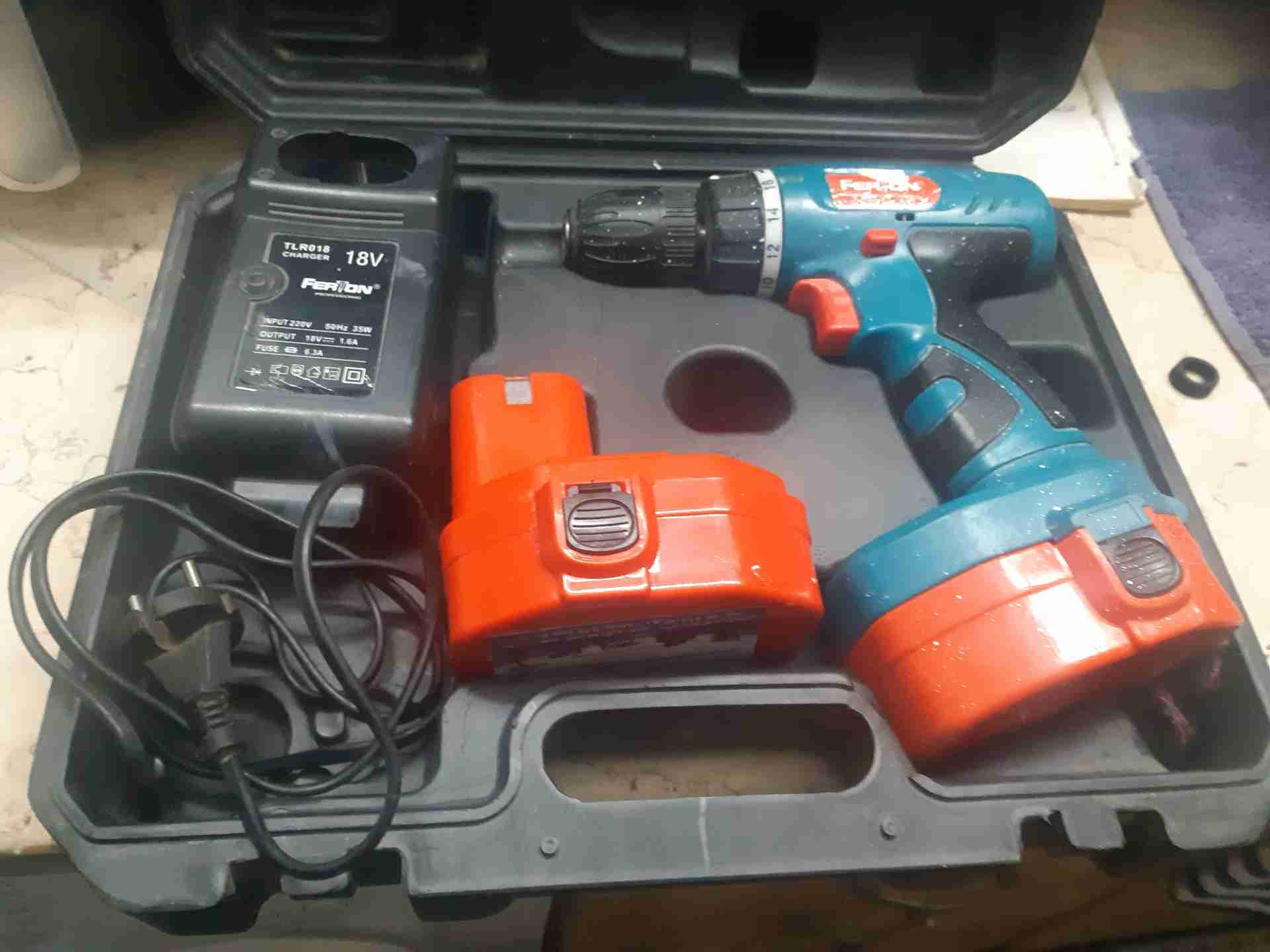 cordless drill ferton درل شحن                                            


	 				لا تنسَ أنك شاهدت هذا الإعلان في عنكبوت            
	 				
                                ferton drill 18 volts د...