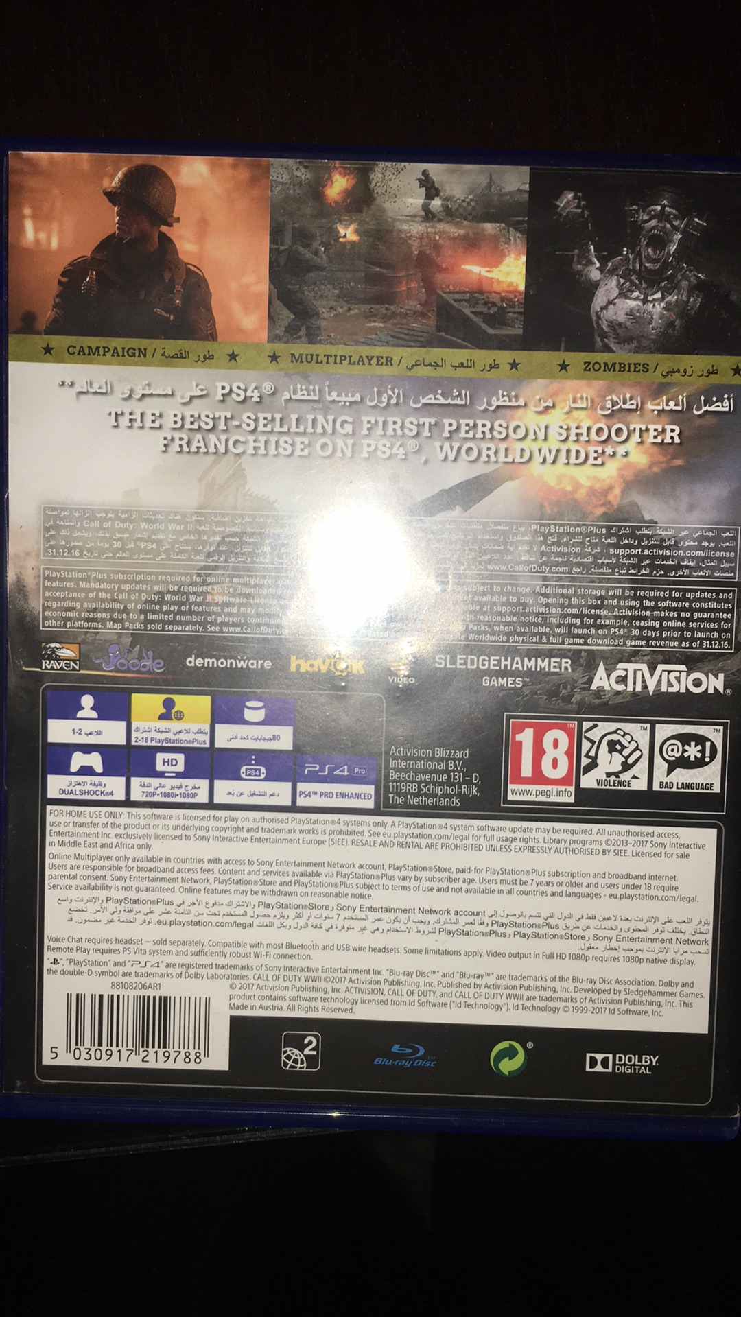 call of duty ww2للبيع                                            


	 				لا تنسَ أنك شاهدت هذا الإعلان في عنكبوت            
	 				
                                اللعبة بحالة الوكالة والسعر غير...