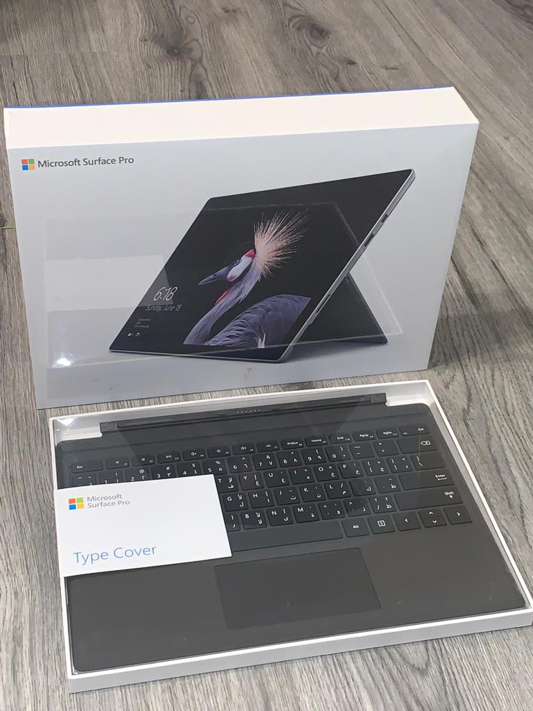 Surface pro 2017 جديد مع كيبورد                                            


	 				لا تنسَ أنك شاهدت هذا الإعلان في عنكبوت            
	 				
                                Surface Pro (2017) Wi...