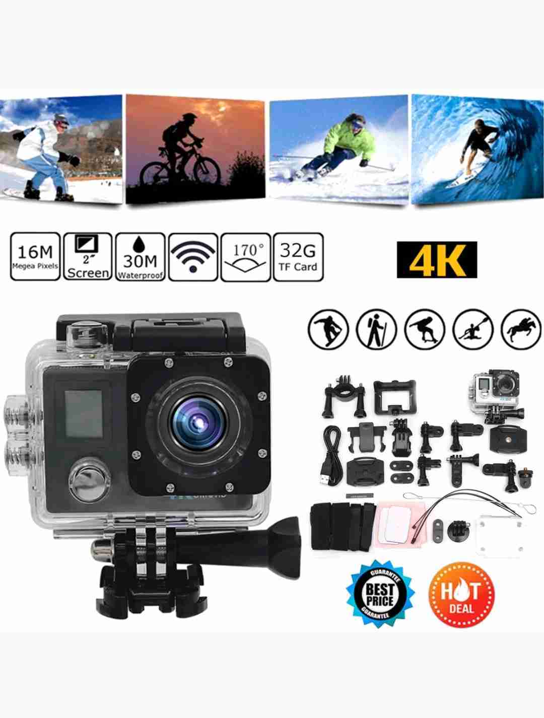 كاميرا رياضية 4k
لا تنسَ أنك شاهدت هذا الإعلان في عنكبوت
كاميرا رياضية 4k جديدة.
عدسة 16 ميجا...