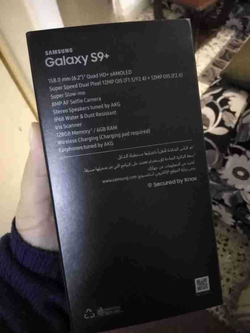 سامسونج Samsung S9 Plus 128GB جديد كرتونة مسكرة
لا تنسَ أنك شاهدت هذا الإعلان في عنكبوت
موباي...