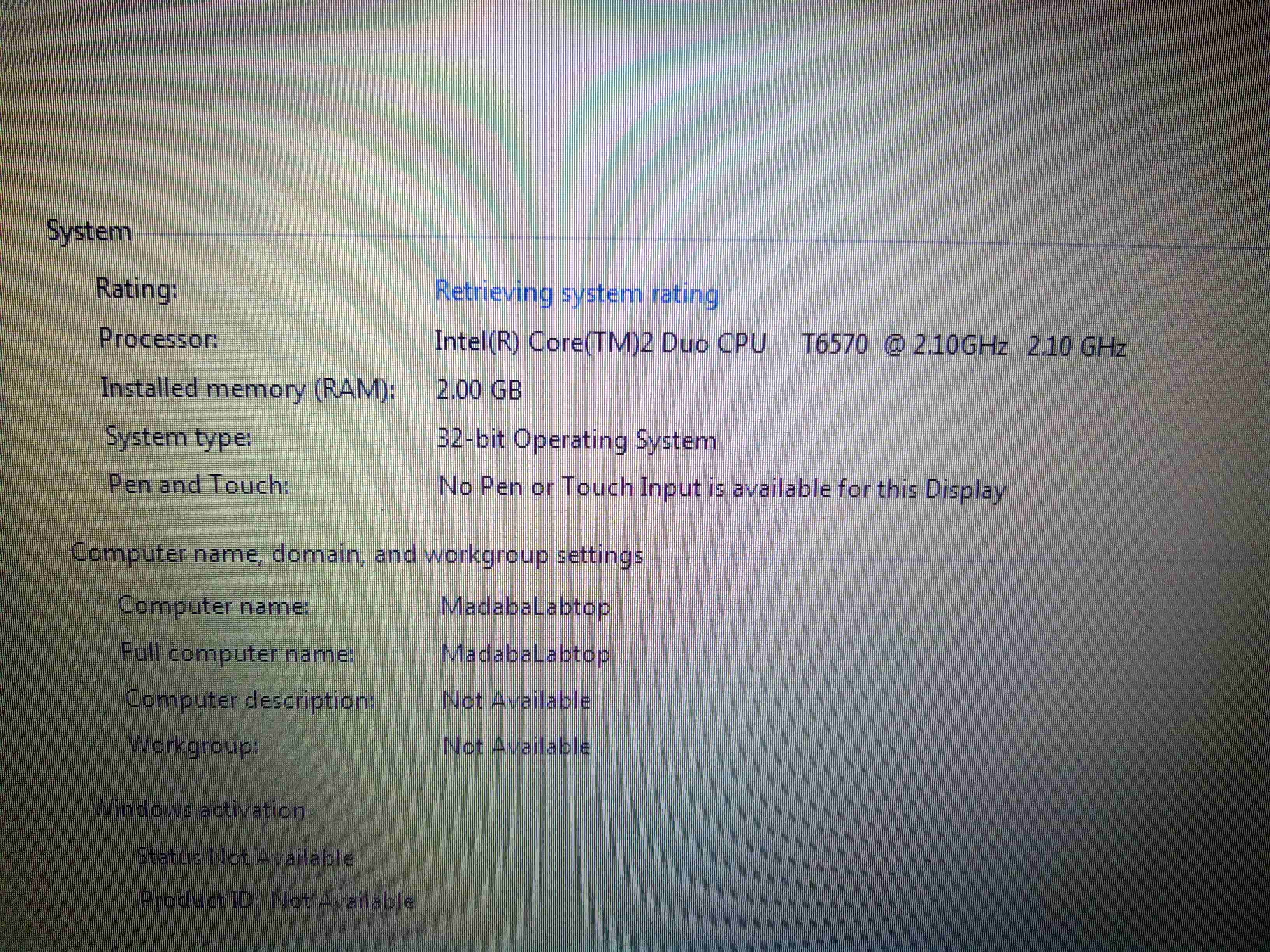 HP PRO BOOK بحال الوكالة
لا تنسَ أنك شاهدت هذا الإعلان في عنكبوت
المواصفات بالصور الهاردسك 320 G...