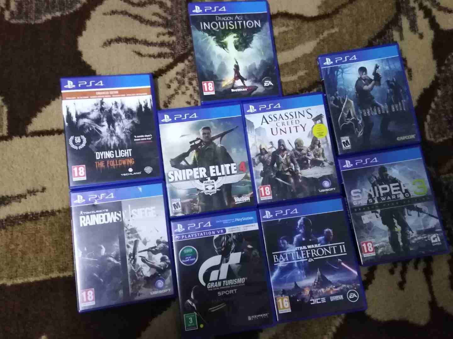 العاب بلايستيشن PS4 Games بحاله ممتازه
لا تنسَ أنك شاهدت هذا الإعلان في عنكبوت
مجموعة العاب بلايس...