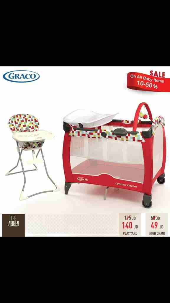 تخت أطفال نوع Graco                                            


	 				لا تنسَ أنك شاهدت هذا الإعلان في عنكبوت            
	 				
                            تخت Graco للبيع بحالة ممتازة جدا.. ب...