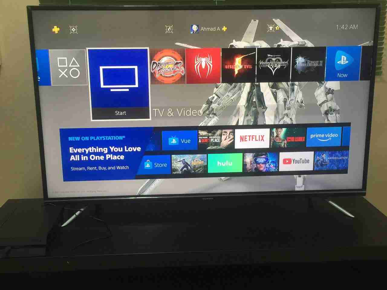 سوني 4 1تيرا PlayStation 4 1TB
لا تنسَ أنك شاهدت هذا الإعلان في عنكبوت
عندي بلايستيشن 4 نظيف...