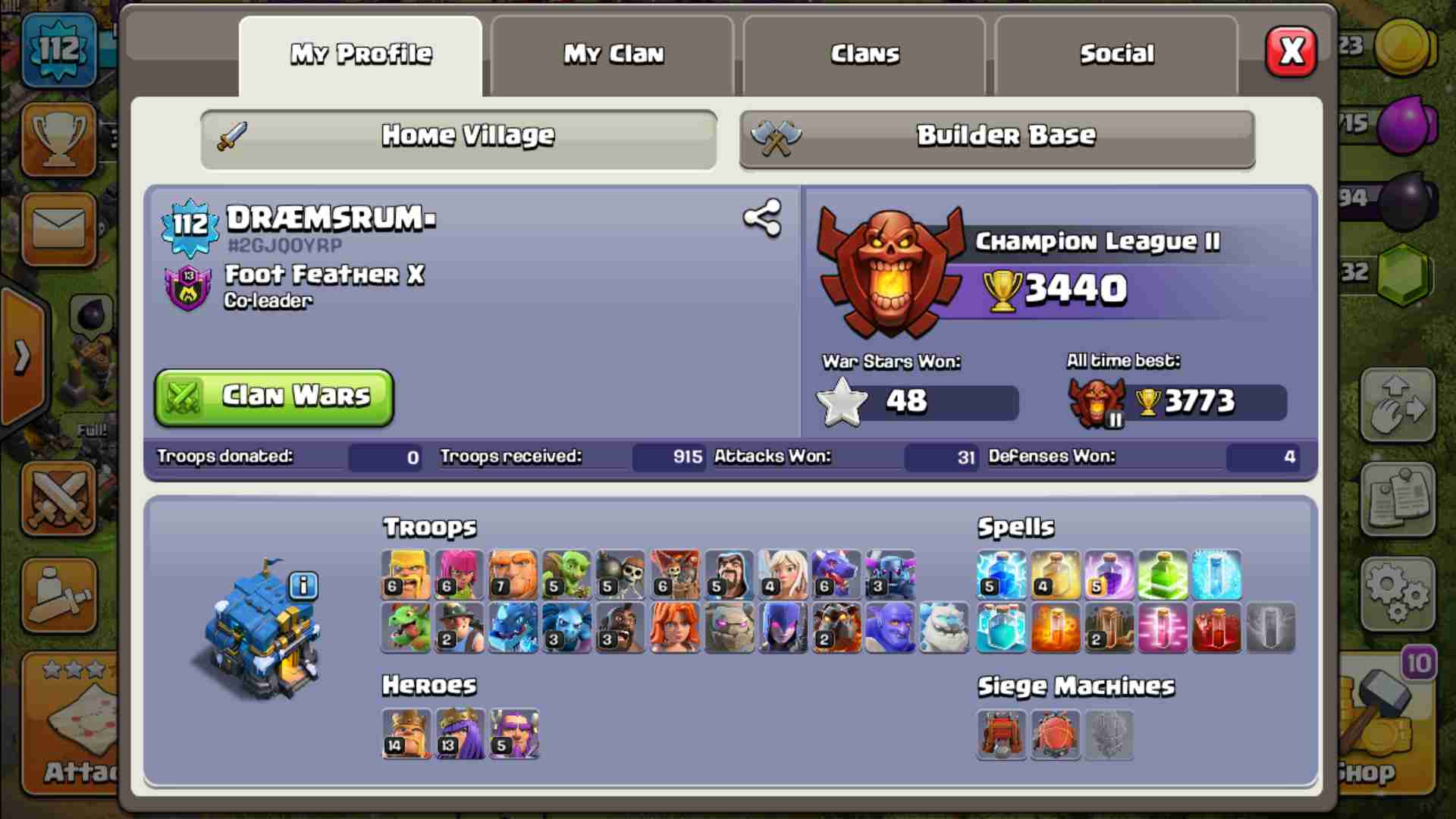 clash of clans town hall 12(level3)
لا تنسَ أنك شاهدت هذا الإعلان في عنكبوت
Clash of Clans Vi...