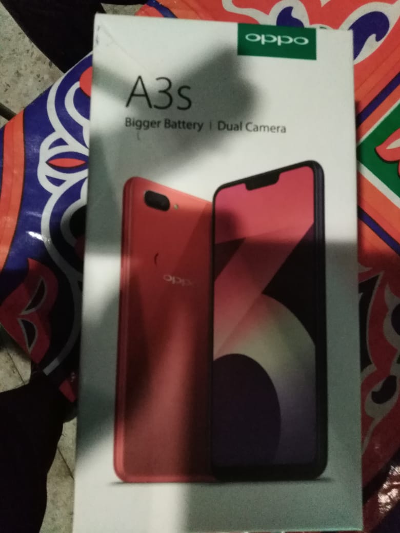 اوبو A3s مساحه 16 رام2 استعمال شهر واحد فقط
لا تنسَ أنك شاهدت هذا الإعلان في عنكبوت
الحاله جد...