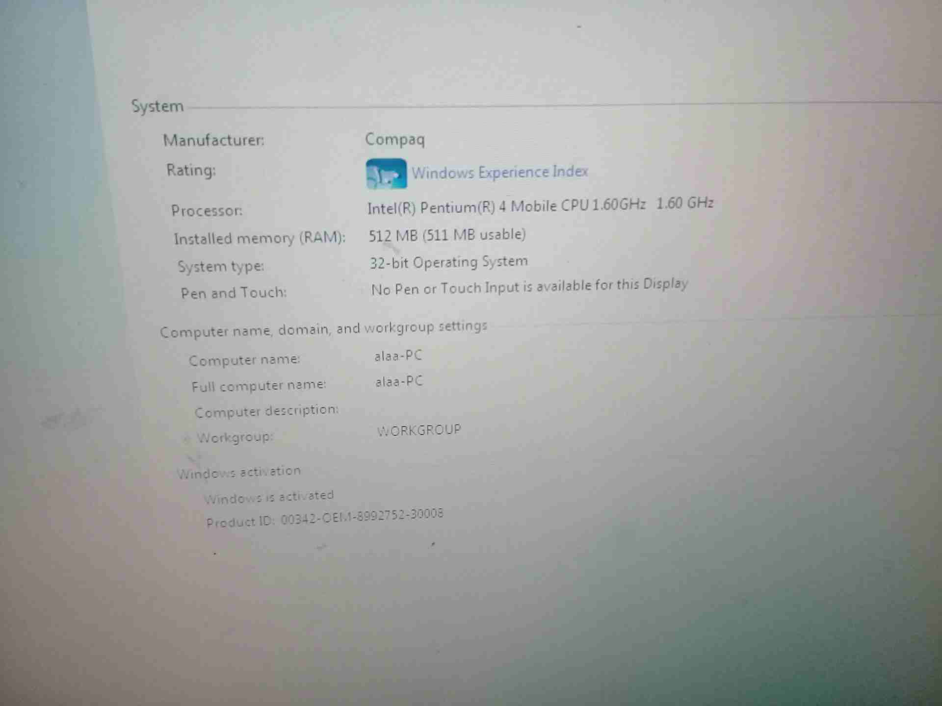 لاب للبيع
لا تنسَ أنك شاهدت هذا الإعلان في عنكبوت
لاب للبيع نوع كومبك امريكي نظيف...