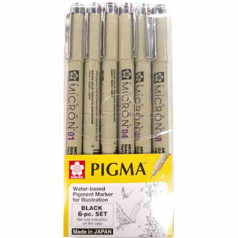 Sakura Pigma Micron Drawing Pen, Black, 0.25;0.30;0.35;0.40;0.45;0.50 mm, Fine Tip                                            


	 				لا تنسَ أنك شاهدت هذا الإعلان في عنكبوت...