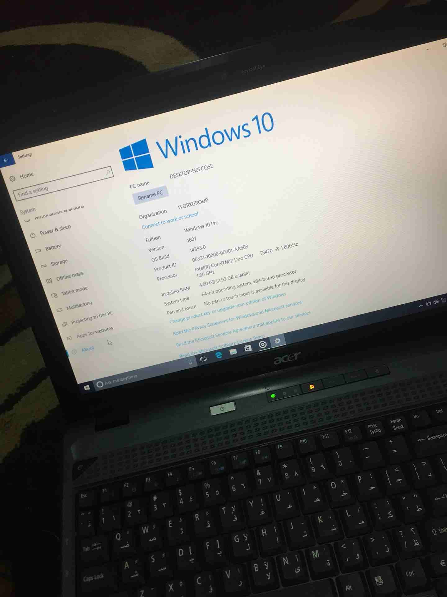 لابتوب ايسر بمواصفات عاليه وبسعر مناسب
لا تنسَ أنك شاهدت هذا الإعلان في عنكبوت
جهاز لابتوب ايسر...