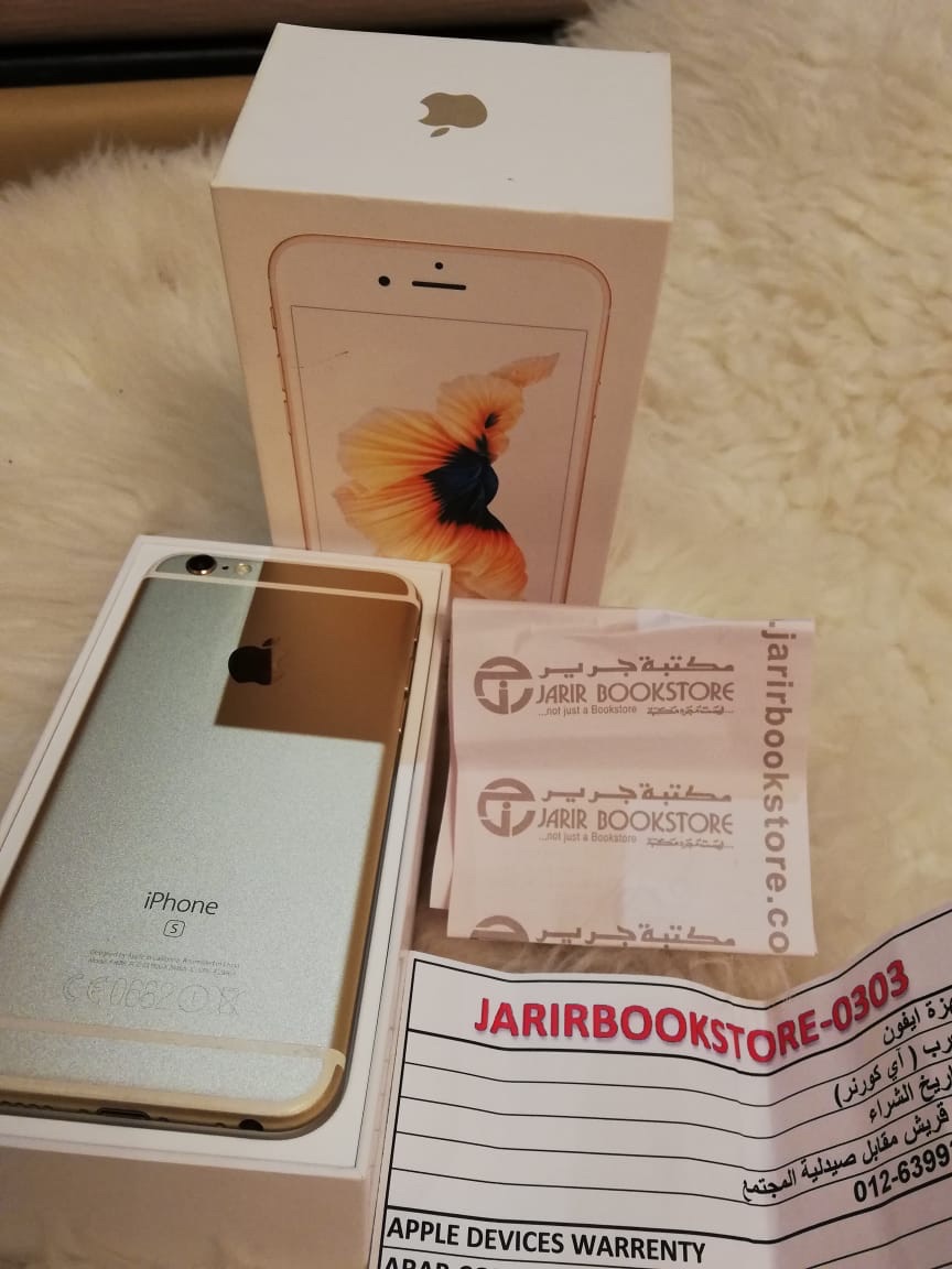 ايفون 6s ذهبي 64 قيقا                                            


	 				لا تنسَ أنك شاهدت هذا الإعلان في عنكبوت            
	 				
                                ايفون 6s
مساحه : 64 قيقا
اصداره...
