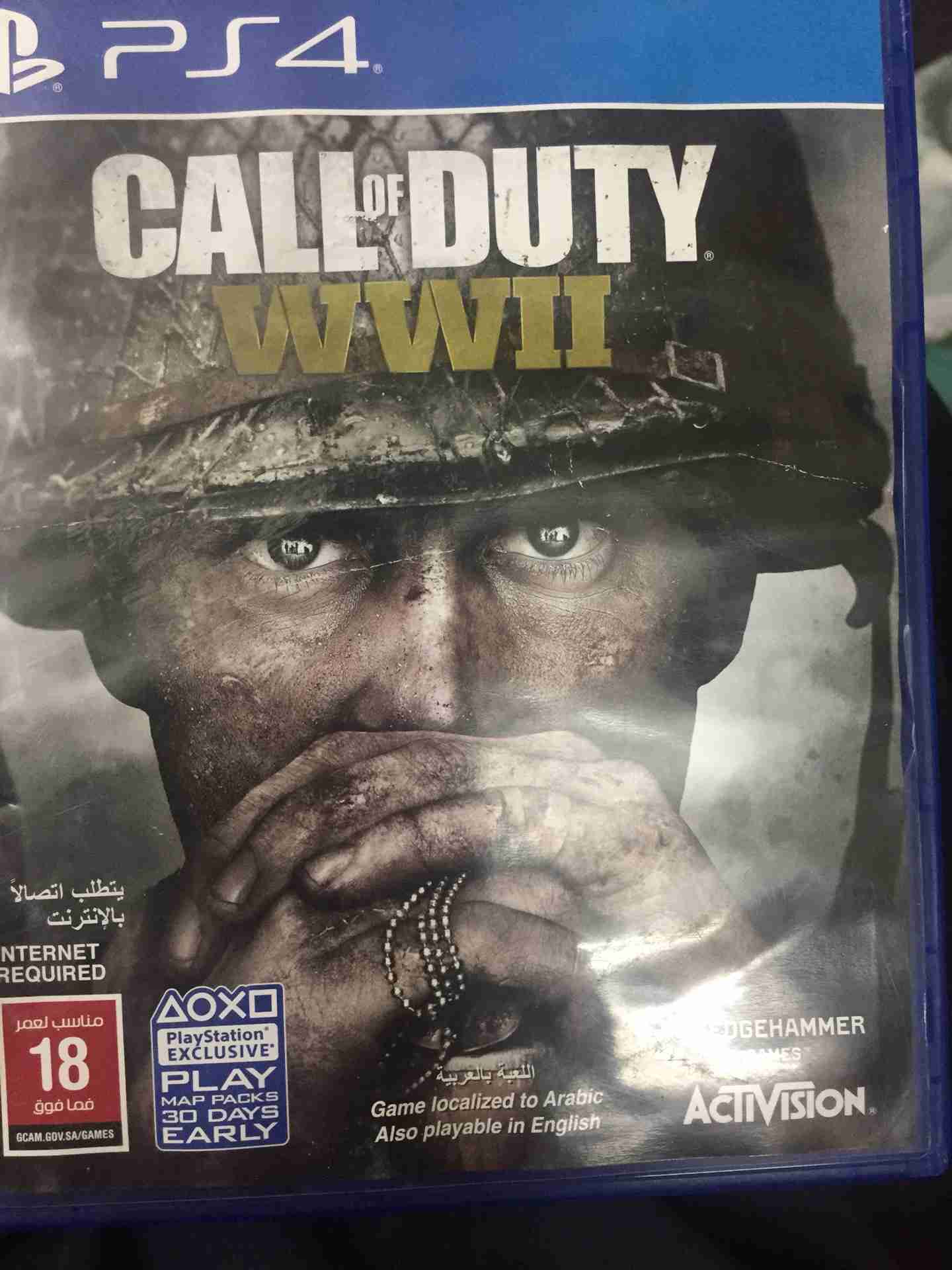 call of duty wwll للبيع بحالة الوكالة                                            


	 				لا تنسَ أنك شاهدت هذا الإعلان في عنكبوت            
	 				
                                السي دي كثير نض...