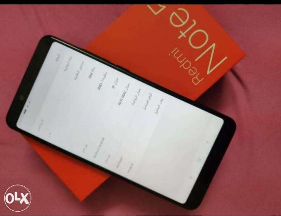 شاومي نوت 5                                            


	 				لا تنسَ أنك شاهدت هذا الإعلان في عنكبوت            
	 				
                                شاومي نوت 5 على 3500 وده آخره نسخة 64 ورا...