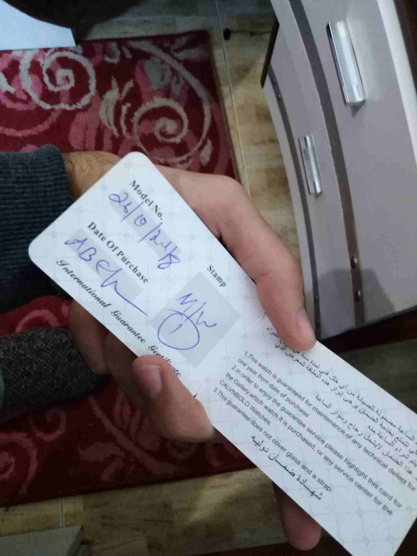 ساعة CalvnBolo جديده
لا تنسَ أنك شاهدت هذا الإعلان في عنكبوت
جديده وكاله لم يتم استخدامها سعرها...