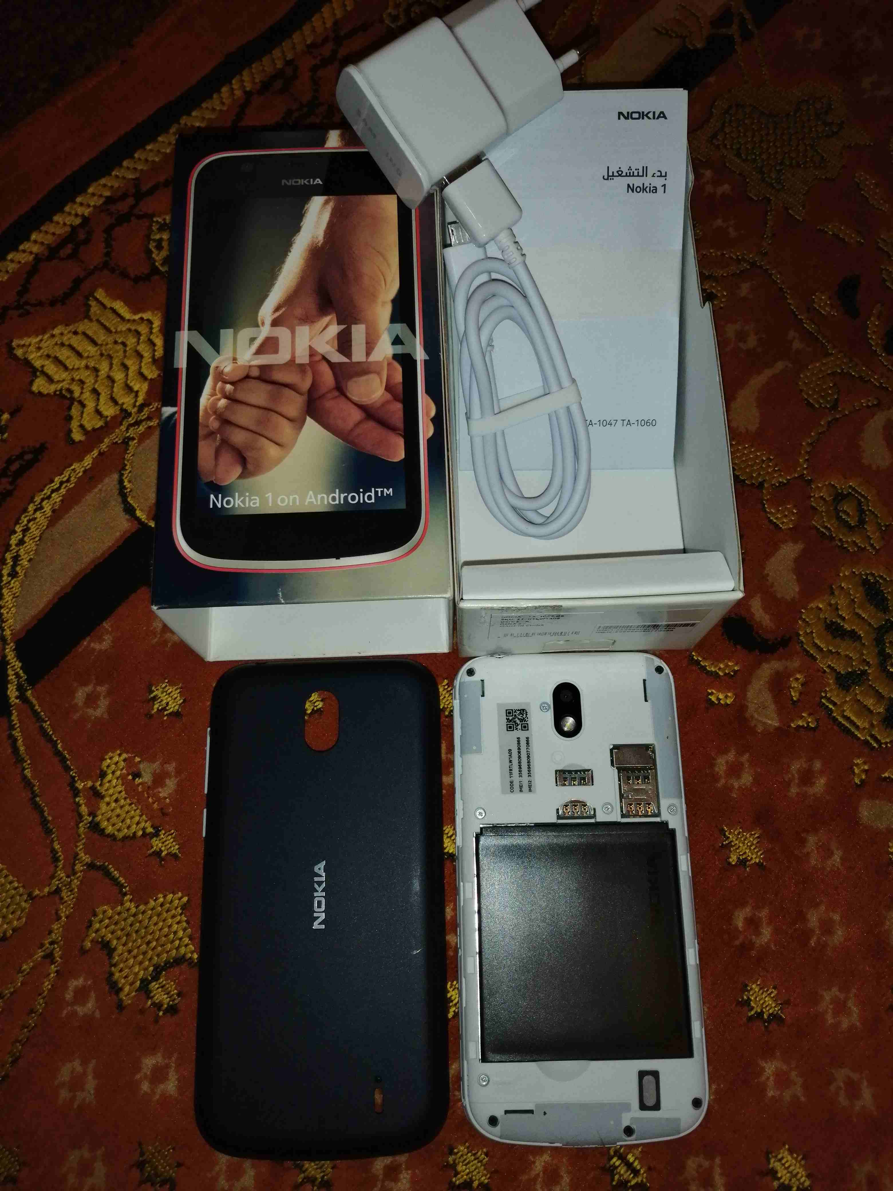 تستخدم إلى حد ما نوكيا 1 بعد البيع شاحن سامسونج وليس سماعة الرأس. <>. Nokia 1
لا تنسَ أنك شاهدت هذا الإعلان في عنكبوت...