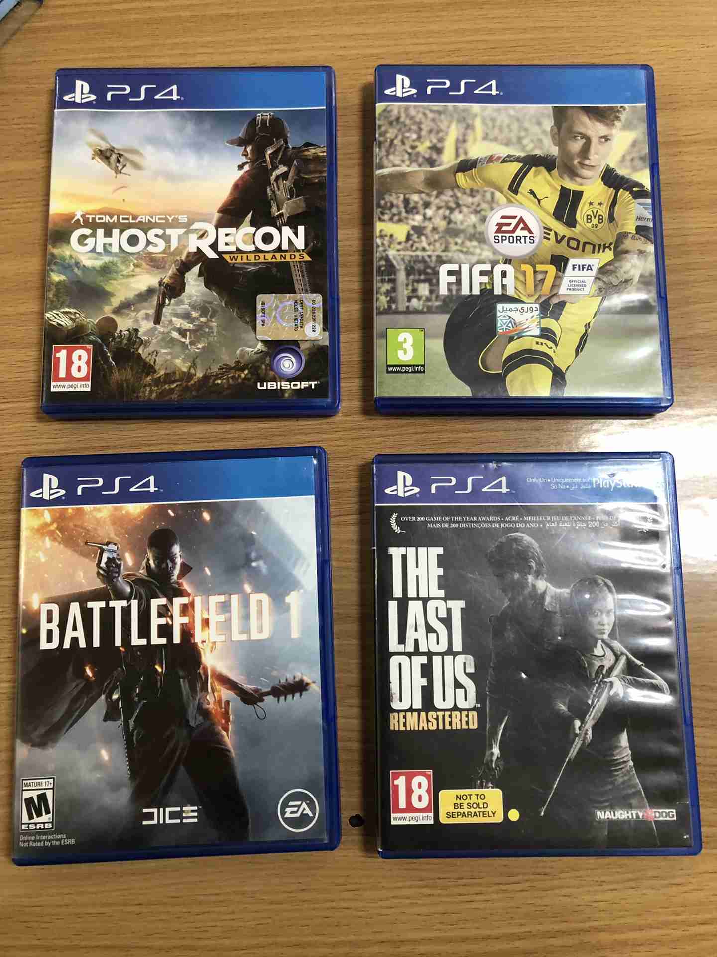 مجموعة العاب للبيع                                            


	 				لا تنسَ أنك شاهدت هذا الإعلان في عنكبوت            
	 				
                                Fifa 2017 عربي  ب 8 دنانير
Ghost r...