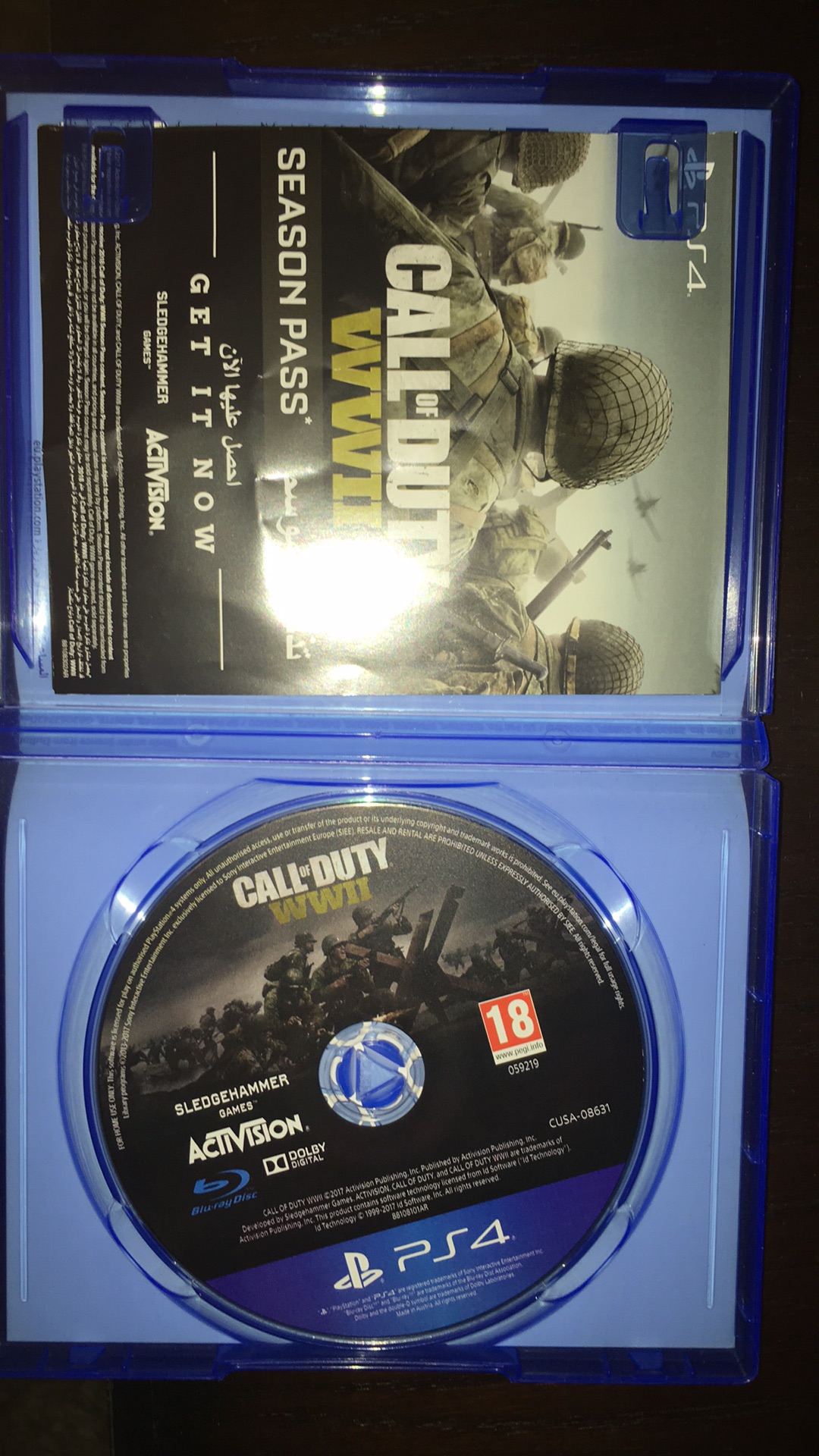 call of duty ww2للبيع
لا تنسَ أنك شاهدت هذا الإعلان في عنكبوت
اللعبة بحالة الوكالة والسعر غير...
