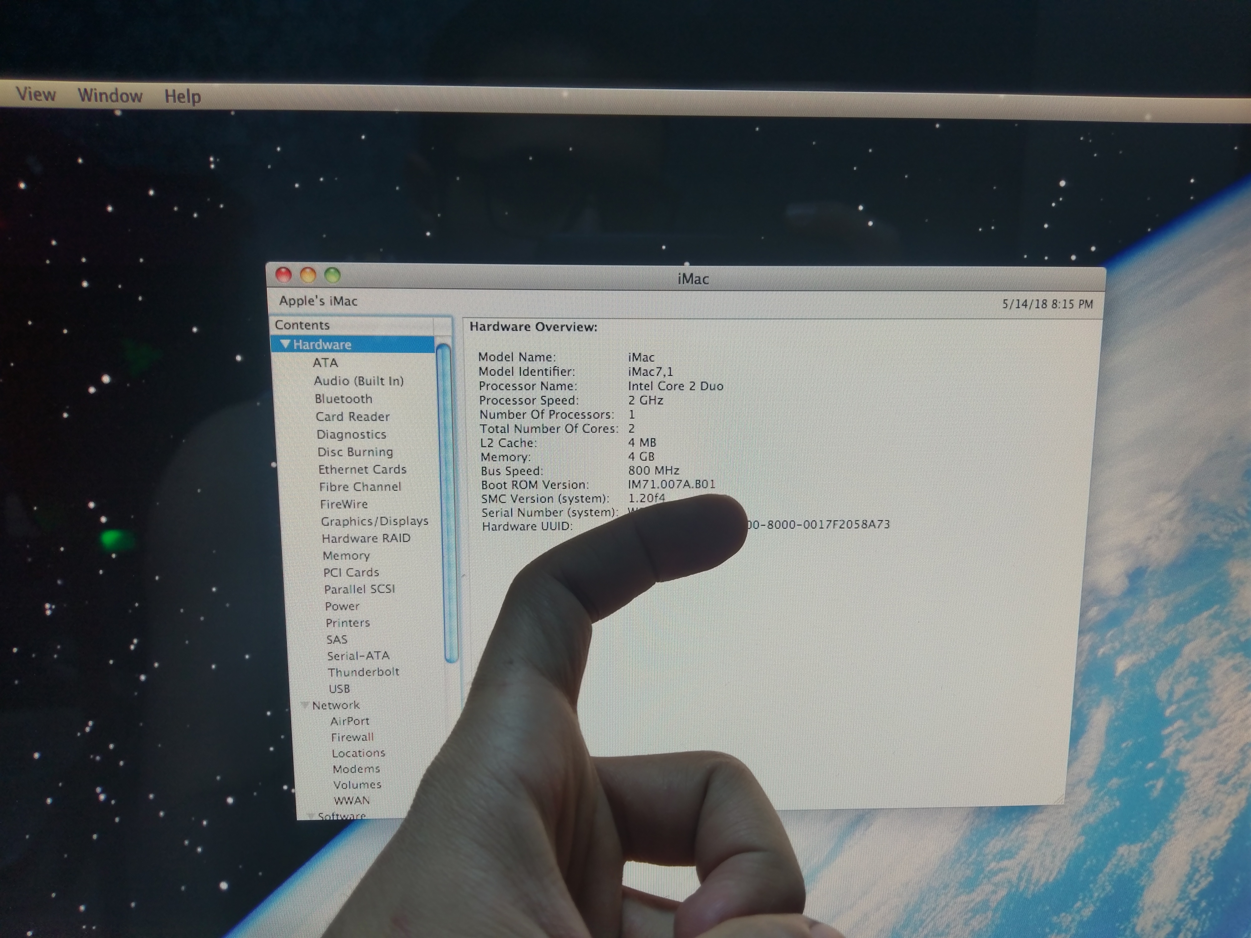 Imac 7.1 بحالة ممتازة للبيع.. ممتاز للتصميم
لا تنسَ أنك شاهدت هذا الإعلان في عنكبوت
Processer...