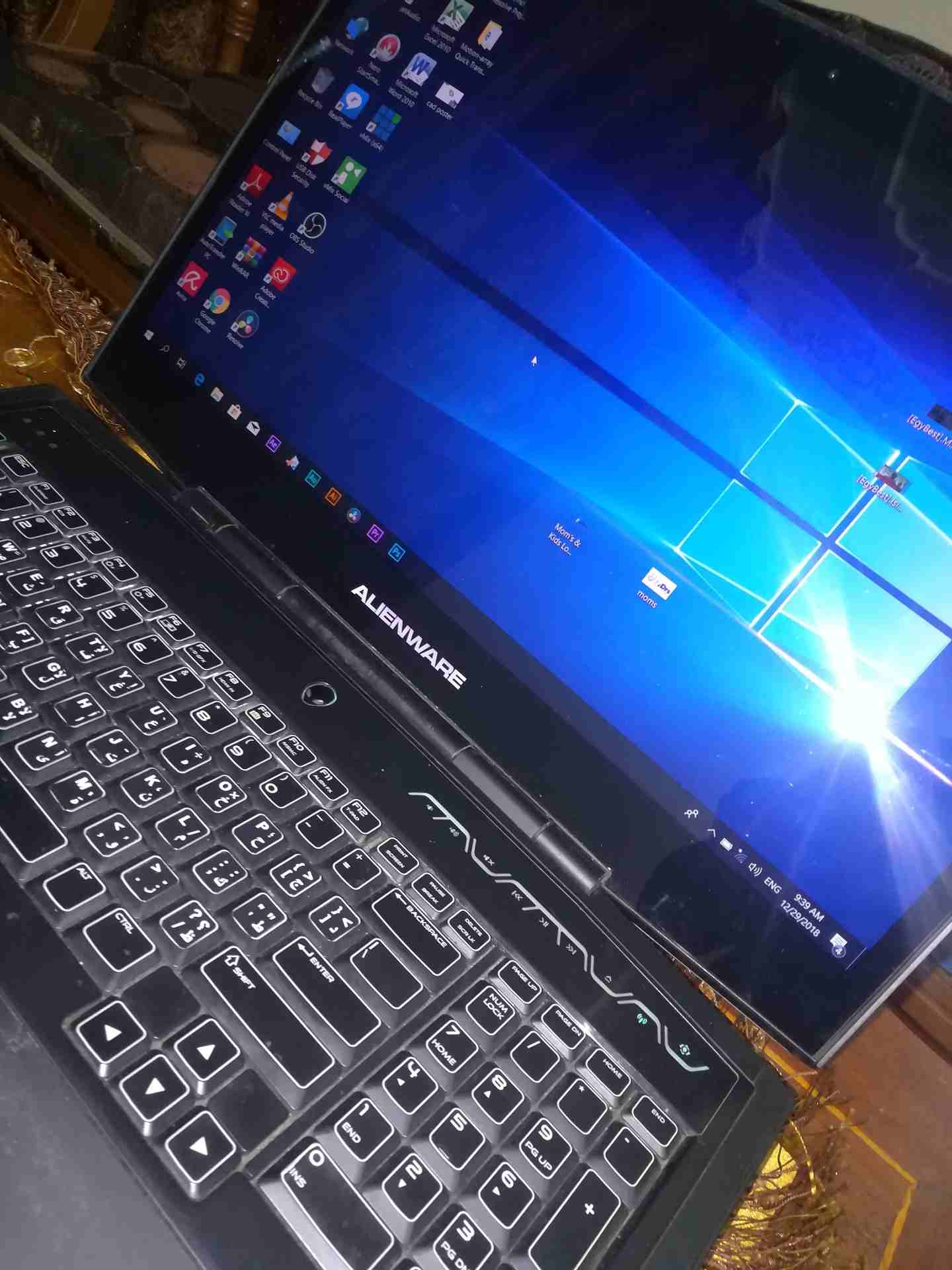 لابتوب Alienware مستعمل للبيع                                            


	 				لا تنسَ أنك شاهدت هذا الإعلان في عنكبوت            
	 				
                            2 ssd  240gb
hdd 1 tb
32 ra...