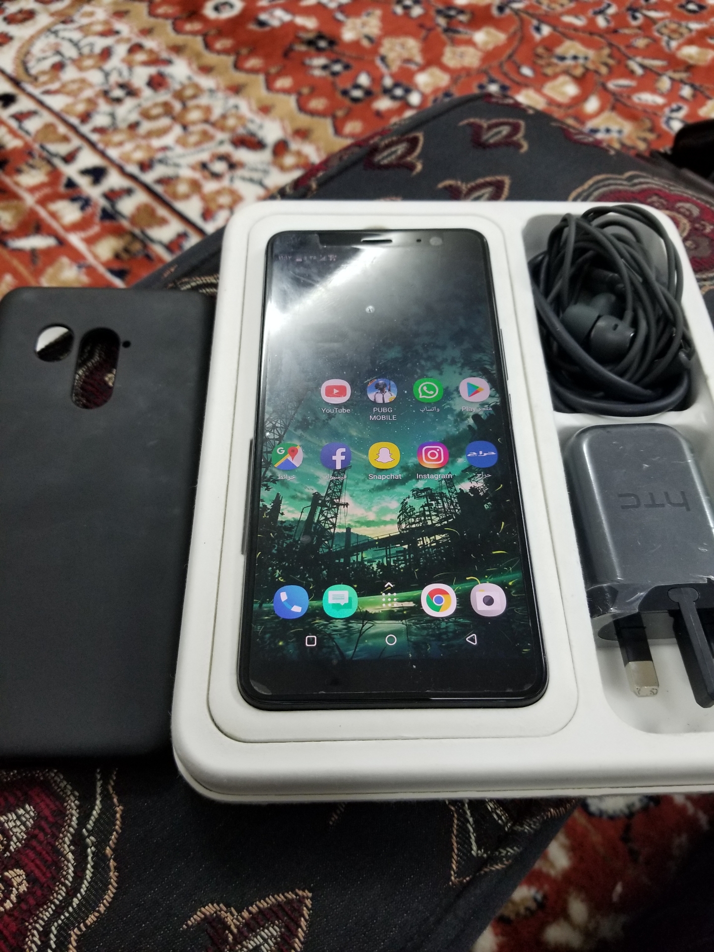 HTC U11
لا تنسَ أنك شاهدت هذا الإعلان في عنكبوت
128GB HTC U11 اللون اسود نضيف
الذاكره 128GB...