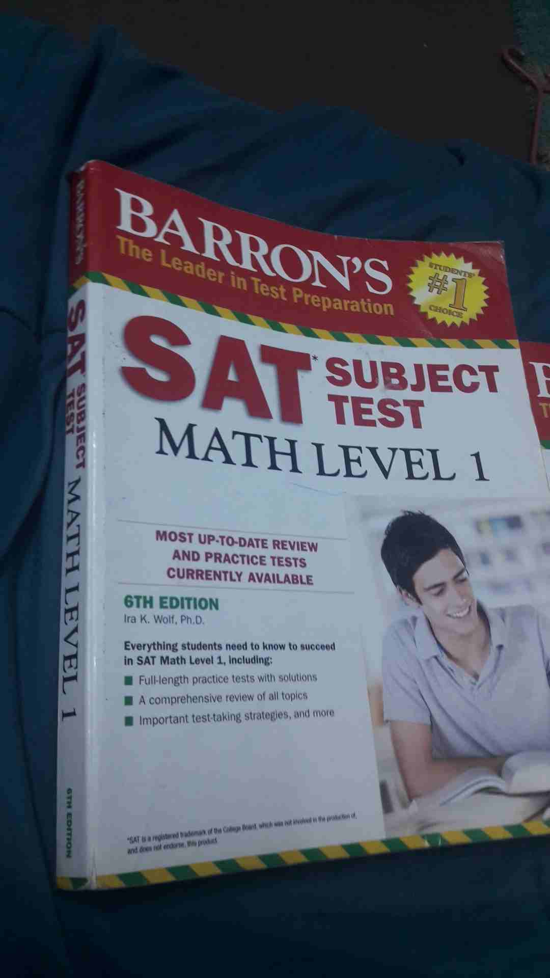 SAT كتب
لا تنسَ أنك شاهدت هذا الإعلان في عنكبوت
SAT SUBJECT TEST MATH LEVEL 1 =20 JDS
SAT SUBJECT...