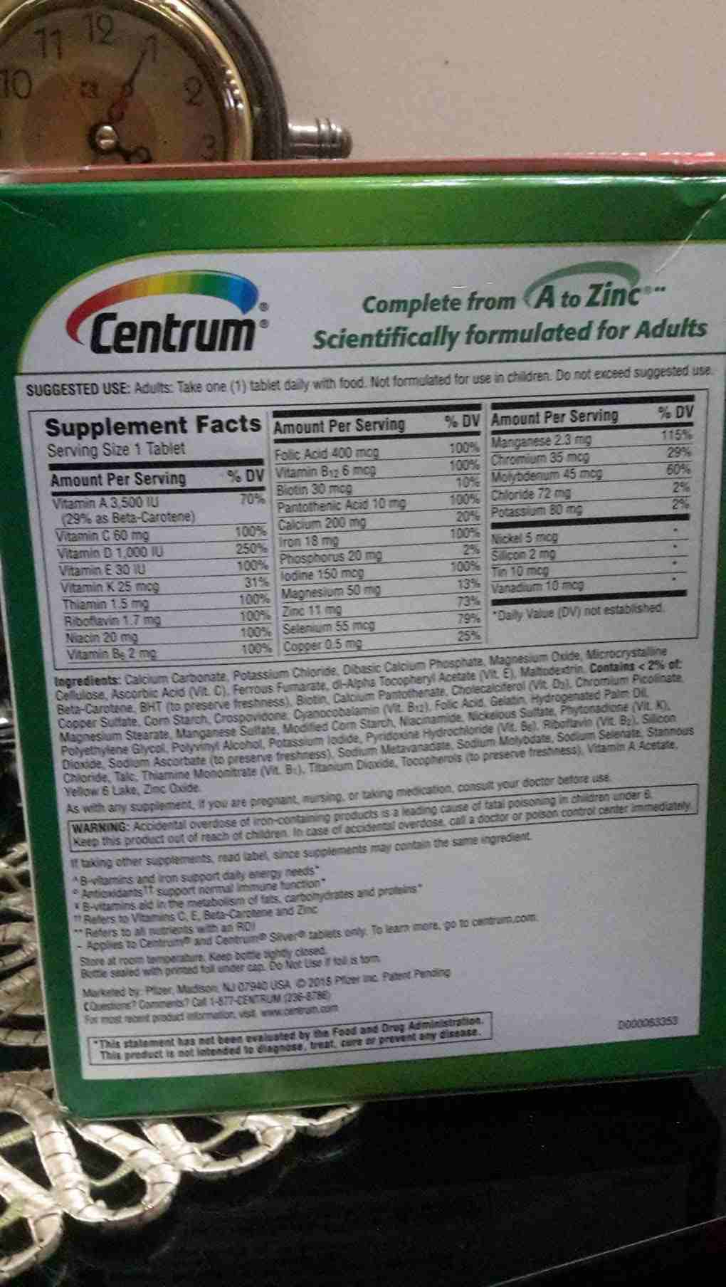 Centrum adult men 425 tables  من امريكا                                            


	 				لا تنسَ أنك شاهدت هذا الإعلان في عنكبوت            
	 				
                            Centrum adult men...