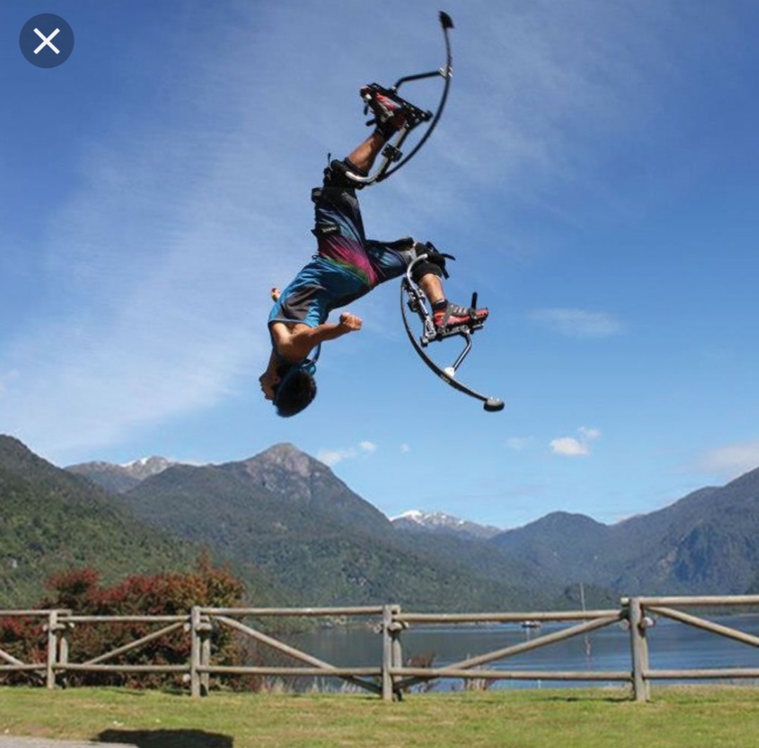 Jumping Stilts
لا تنسَ أنك شاهدت هذا الإعلان في عنكبوت
Amazing way to exercise....
