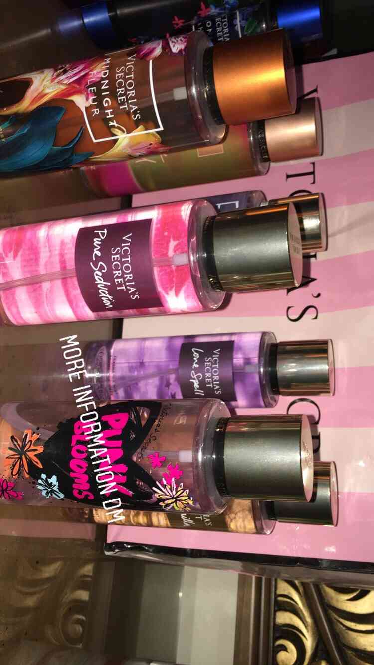 Victoria’s secret body lotions and splashes
لا تنسَ أنك شاهدت هذا الإعلان في عنكبوت
كري...