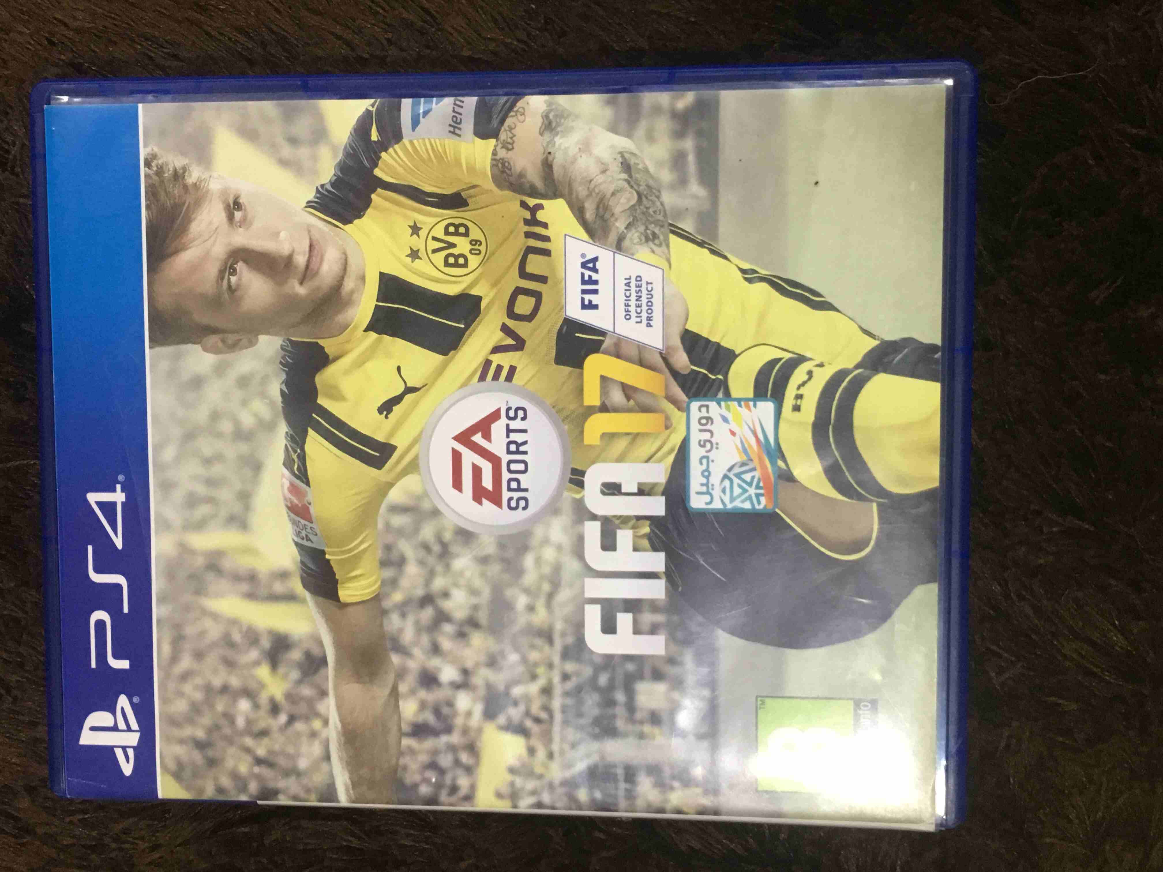 FIFA17 ps4                                            


	 				لا تنسَ أنك شاهدت هذا الإعلان في عنكبوت            
	 				
                            عندي شريط فيفا 17 ps4 ممتاز للغايه وشغال لعبت...