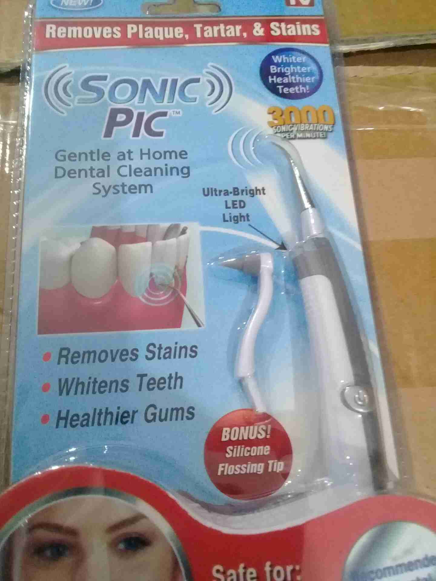 جهاز سونك بك  Sonic pic                                            


	 				لا تنسَ أنك شاهدت هذا الإعلان في عنكبوت            
	 				
                                يعمل بالاهتزاز لتفتيت الجير....