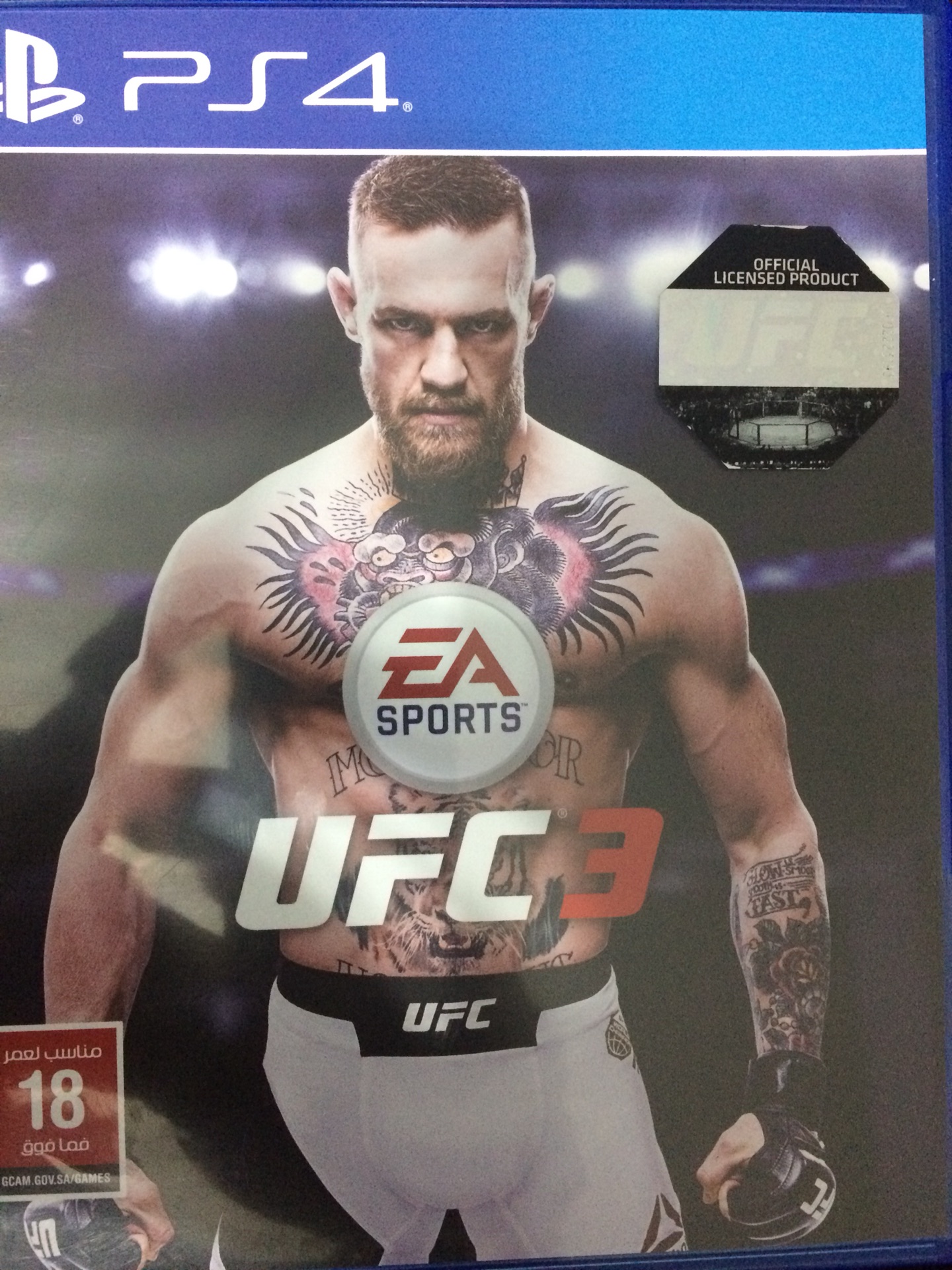 للبيع او للبدل UFC 3                                            


	 				لا تنسَ أنك شاهدت هذا الإعلان في عنكبوت            
	 				
                                استعمال خفيف بحالة الوكاله...