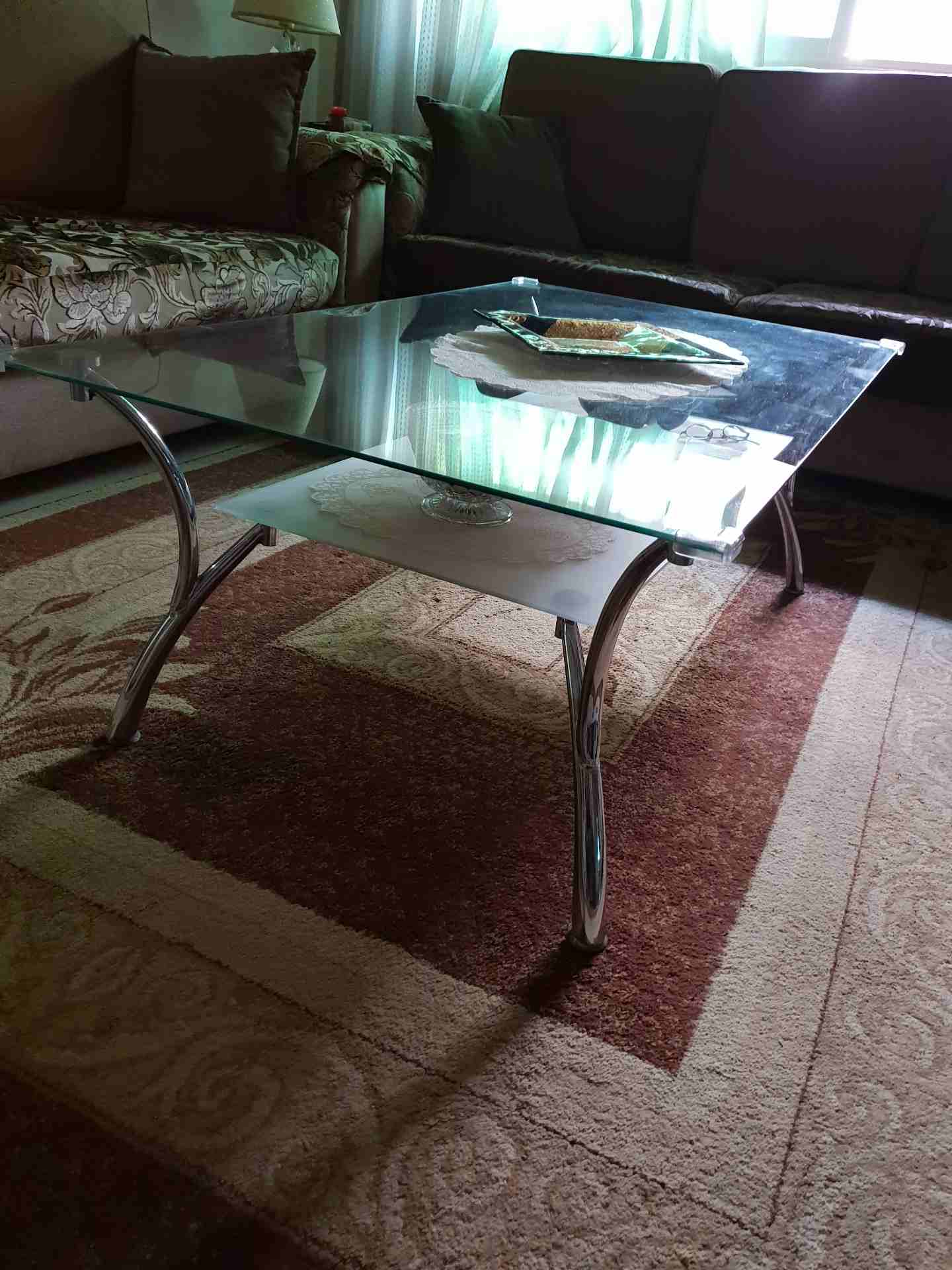 طاولة سيكوريت طبقتين                                            


	 				لا تنسَ أنك شاهدت هذا الإعلان في عنكبوت            
	 				
                            مقاس 120&times;70
للبيع ب 50 دينار
ا...