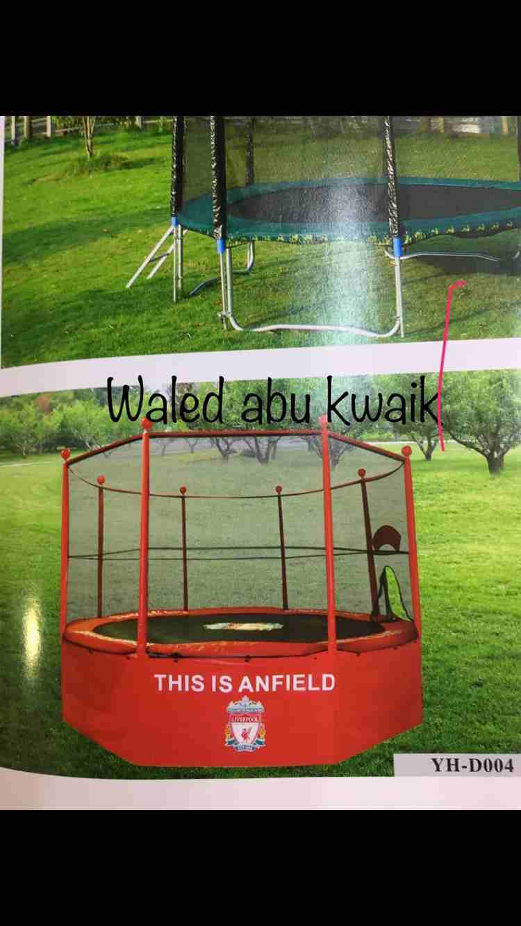 نطاطات ترمبولين بجميع مقاساتها واحجامها نخب اول مكفول
لا تنسَ أنك شاهدت هذا الإعلان في عنكبوت
نطا...