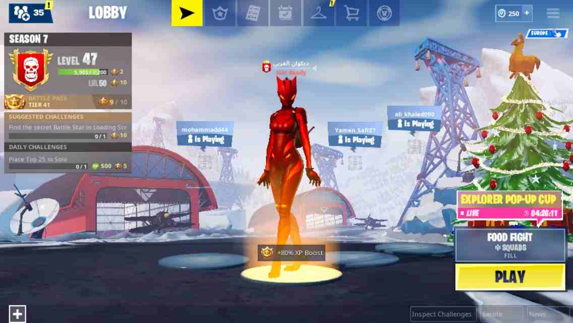 ( season 4)Fortnite  حساب                                            


	 				لا تنسَ أنك شاهدت هذا الإعلان في عنكبوت            
	 				
                            الحساب كما ملحق بلصور من السيزو...