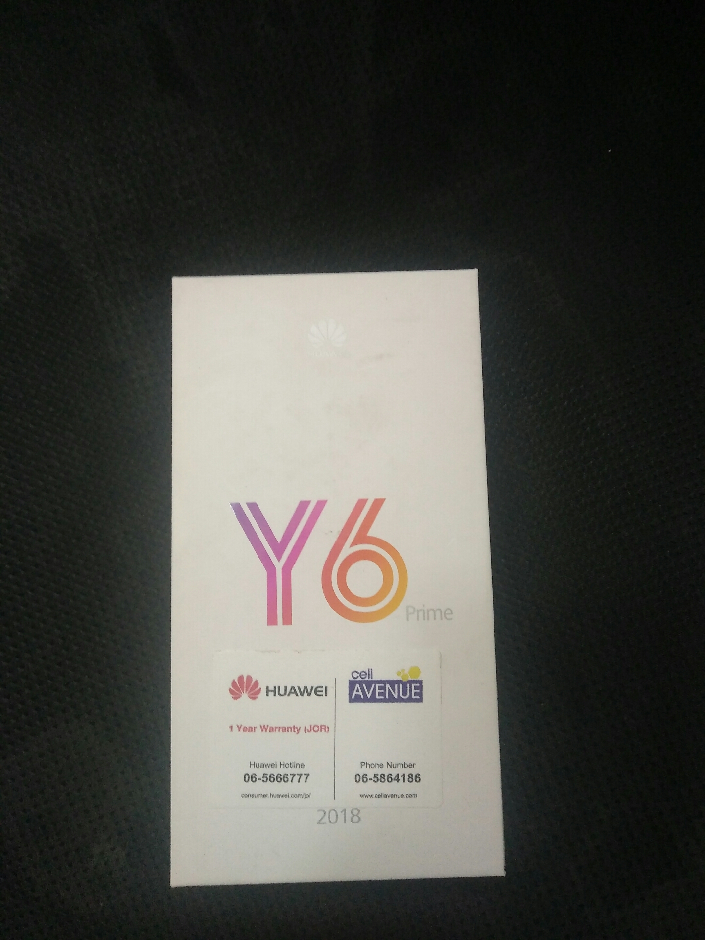هاتف هواوي Y6 prime 2018 جديد
لا تنسَ أنك شاهدت هذا الإعلان في عنكبوت
بصمه من ورا
فلاش اماي،خ...