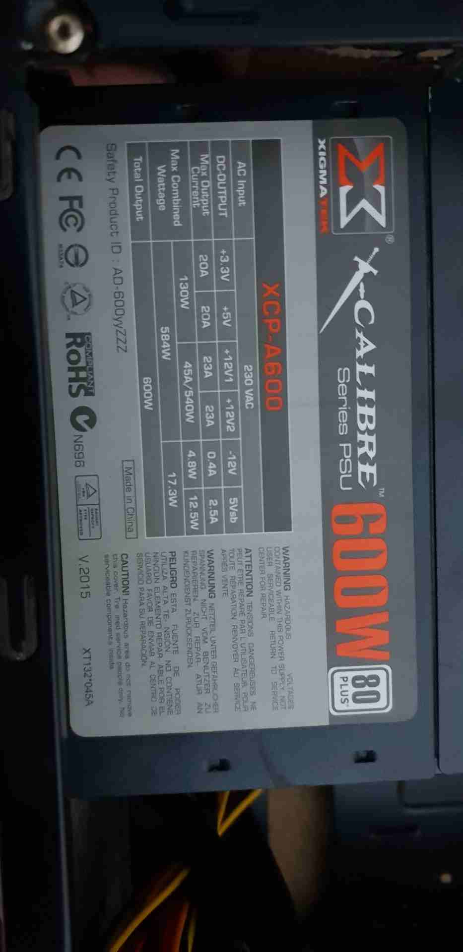 power supply 600w بور                                            


	 				لا تنسَ أنك شاهدت هذا الإعلان في عنكبوت            
	 				
                            بور 600w    80   فعلي اصلي سعر الشر...