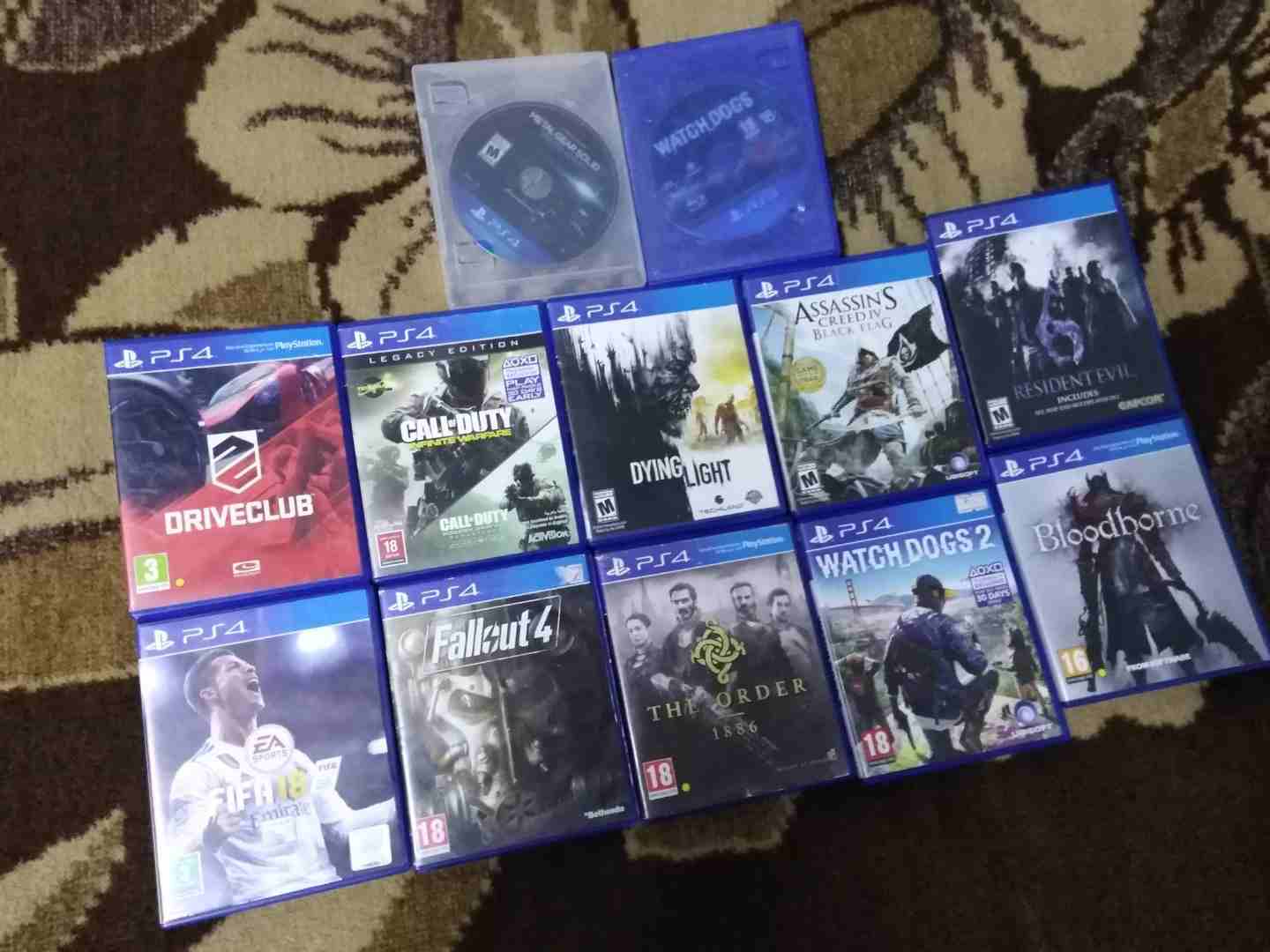العاب بلايستيشن PS4 Games بحاله ممتازه
لا تنسَ أنك شاهدت هذا الإعلان في عنكبوت
مجموعة العاب بلايس...