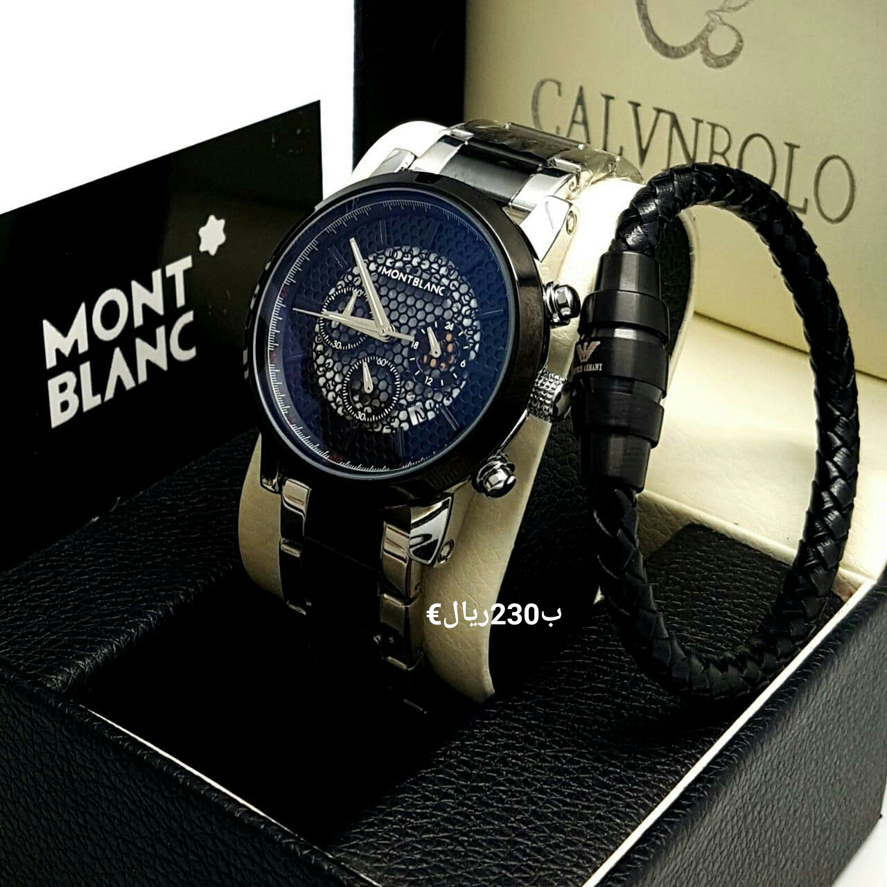 ساعه مونت بلانك حديد
لا تنسَ أنك شاهدت هذا الإعلان في عنكبوت
كل جددديد من ماركه MONTBLANC
تش...