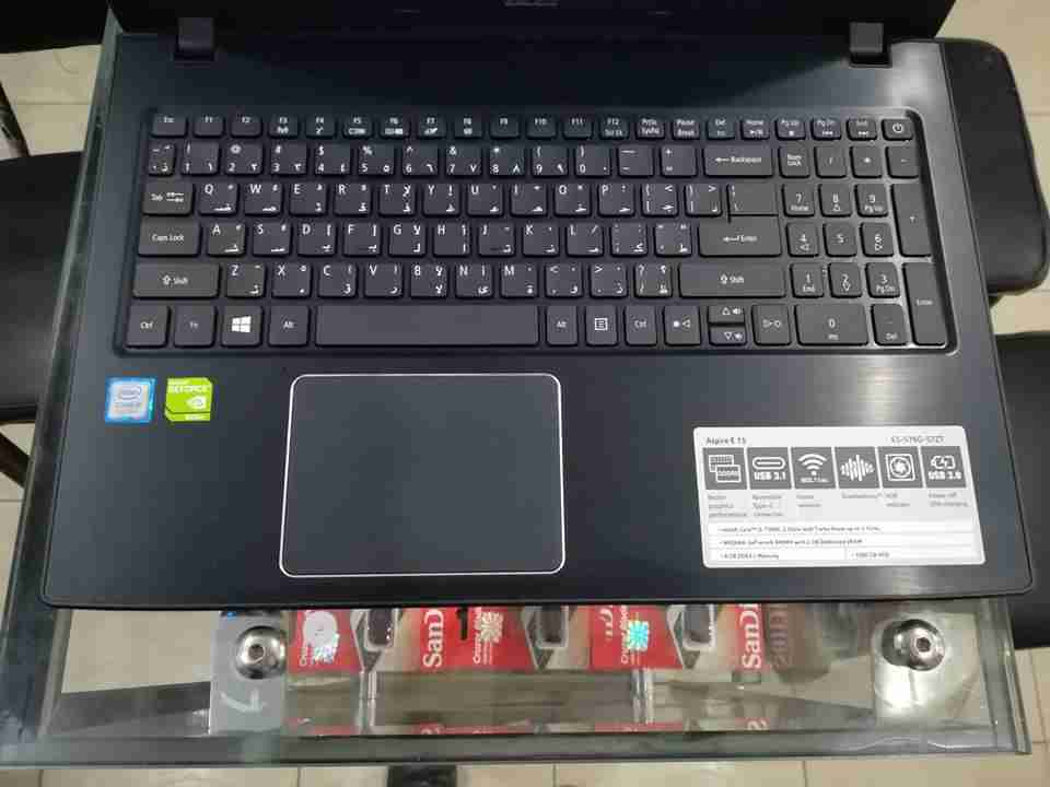 Acer E15 Ci5 7th
لا تنسَ أنك شاهدت هذا الإعلان في عنكبوت
الجهاز المميز جداً عملااااق العمل ا...