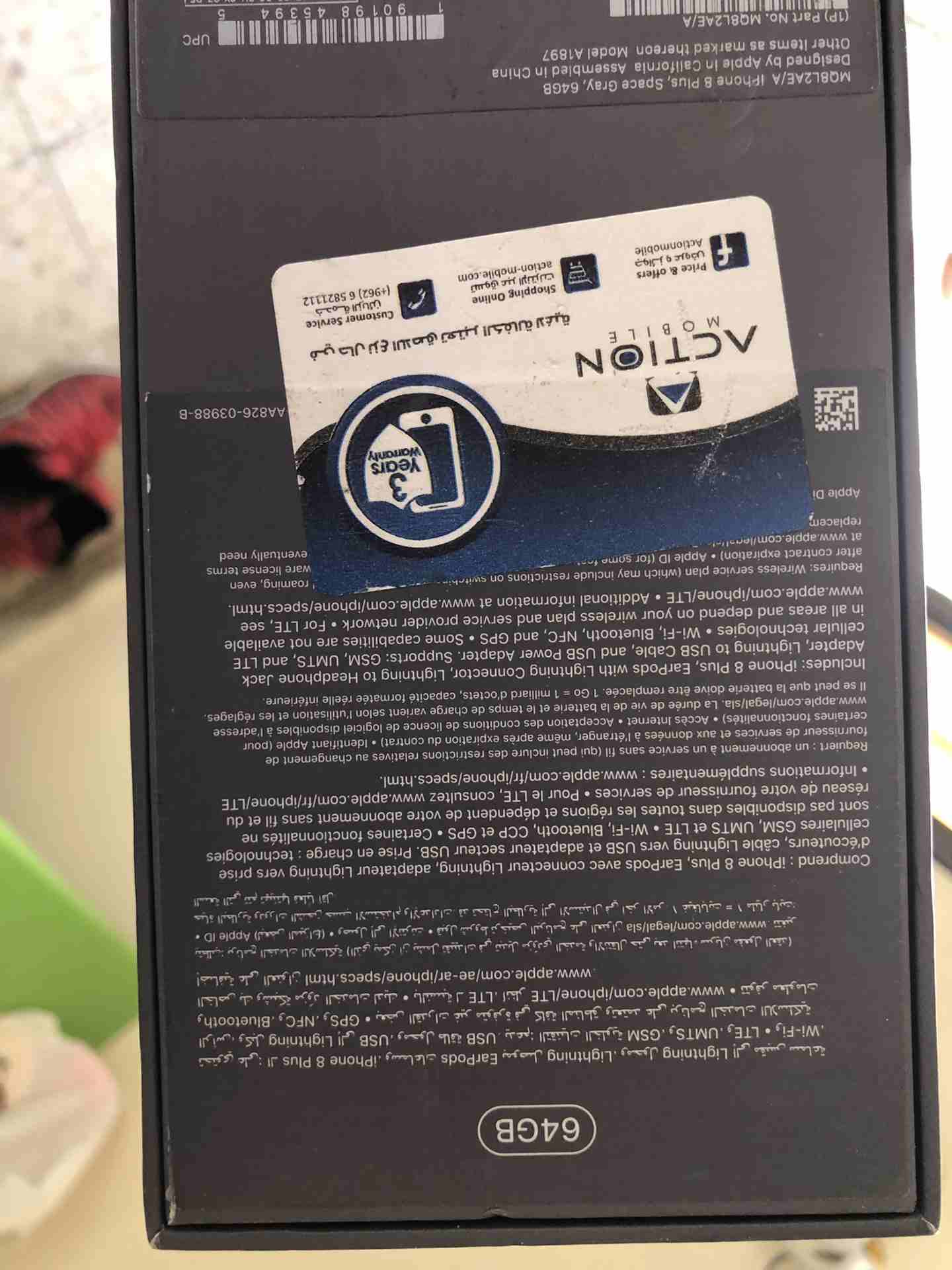 iPhone 8 _64g                                            


	 				لا تنسَ أنك شاهدت هذا الإعلان في عنكبوت            
	 				
                            اي فون 8بلس 64G استخدام كم شهر لون اسود مع...