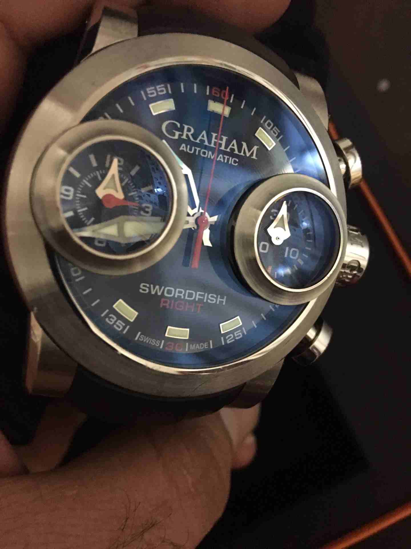 ساعة graham automatic اصلية 100%
لا تنسَ أنك شاهدت هذا الإعلان في عنكبوت
ساعة جراهام سويسرية اصلي...