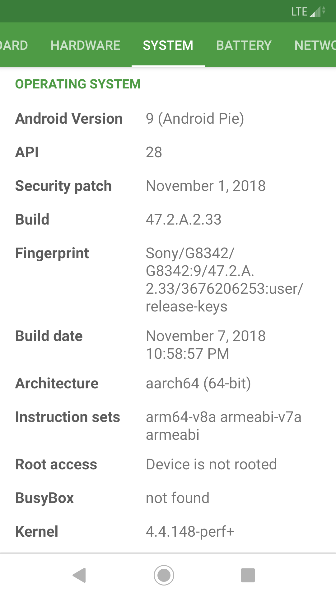 Sony Xperia XZ1
لا تنسَ أنك شاهدت هذا الإعلان في عنكبوت
Sony XZ1, Quick specs, 4 gigabytes o...